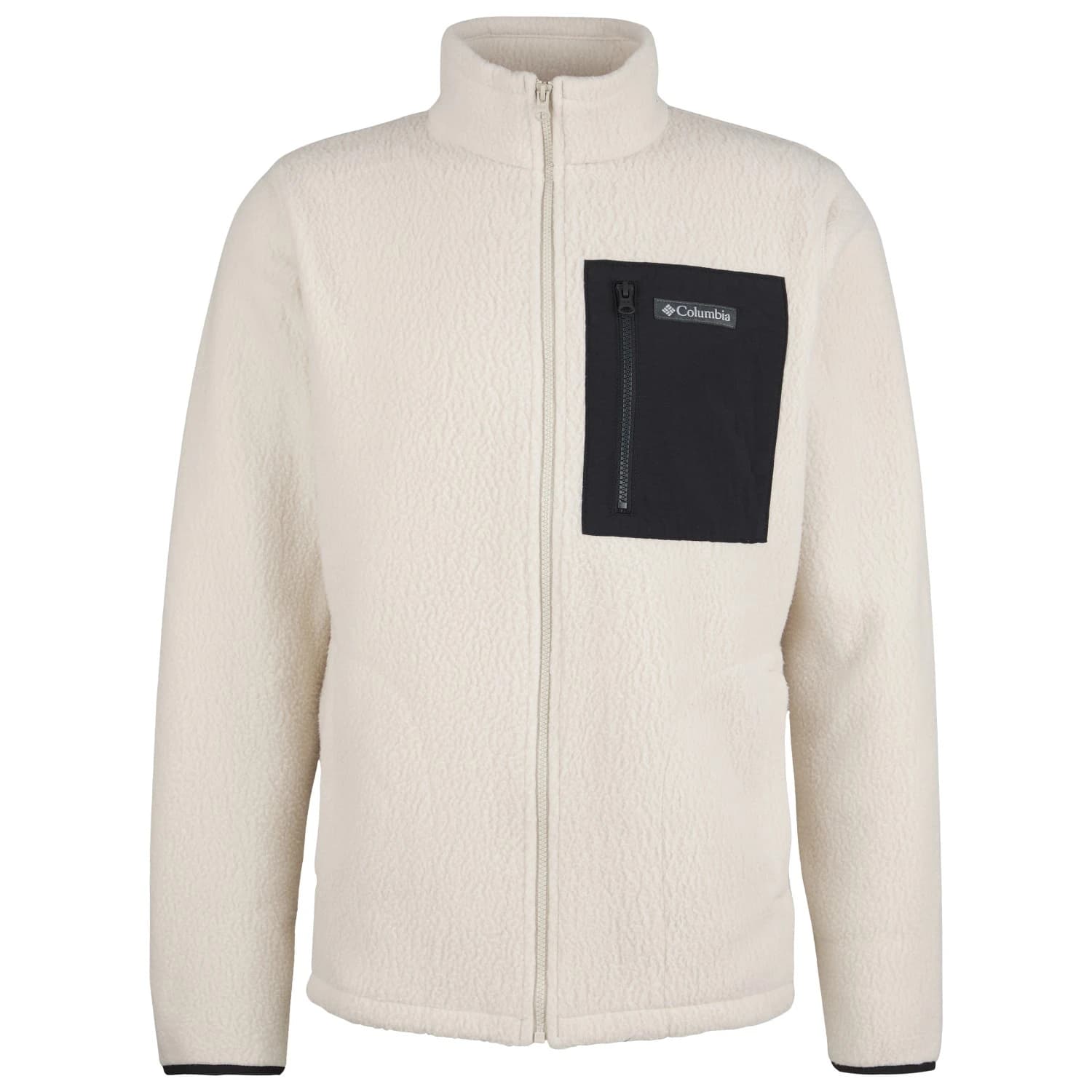 Мъжко поларено яке Columbia Jasper Ridge Pebbled Full Zip Fleece Fleece jacket - Dark Stone / Black