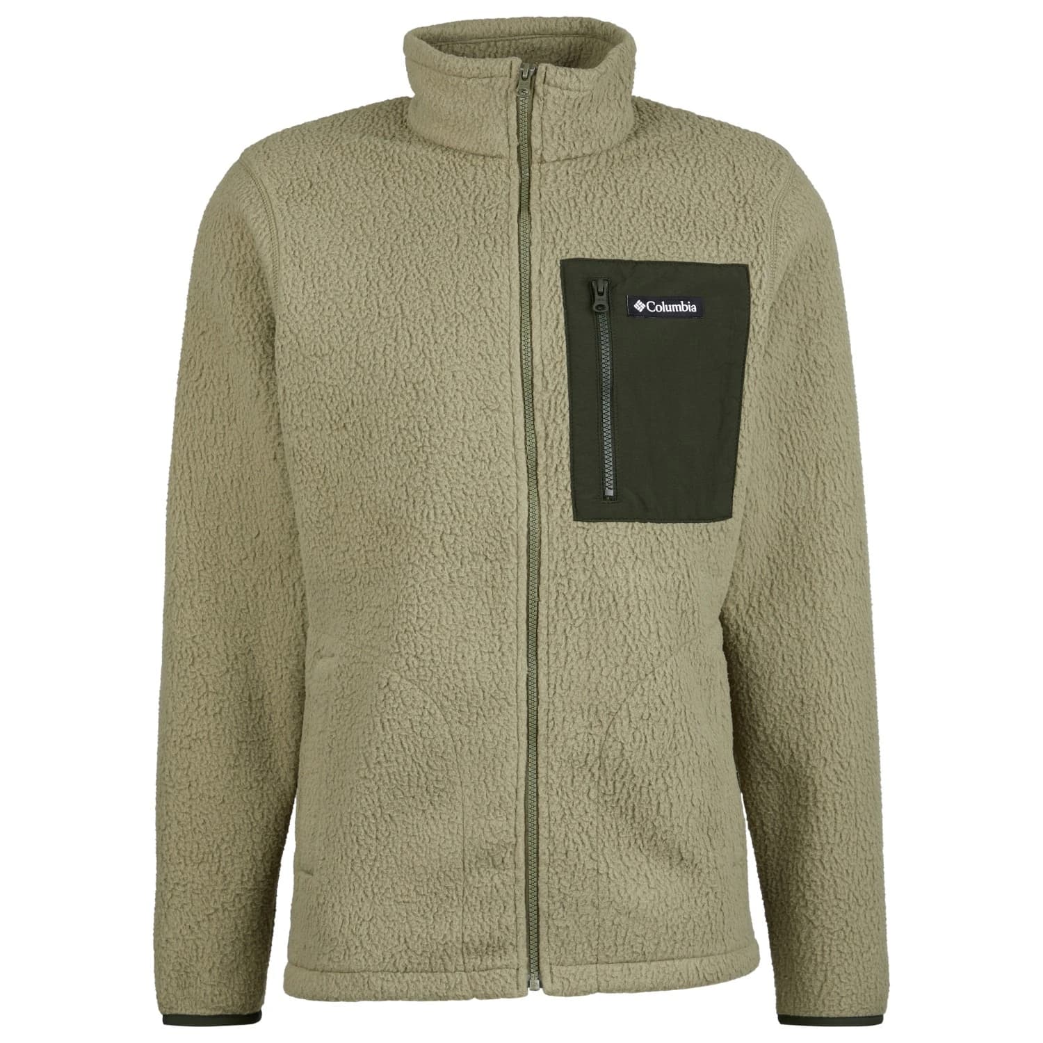 Мъжко поларено яке Columbia Jasper Ridge Pebbled Full Zip Fleece Fleece jacket - Stone Green / Greenscape