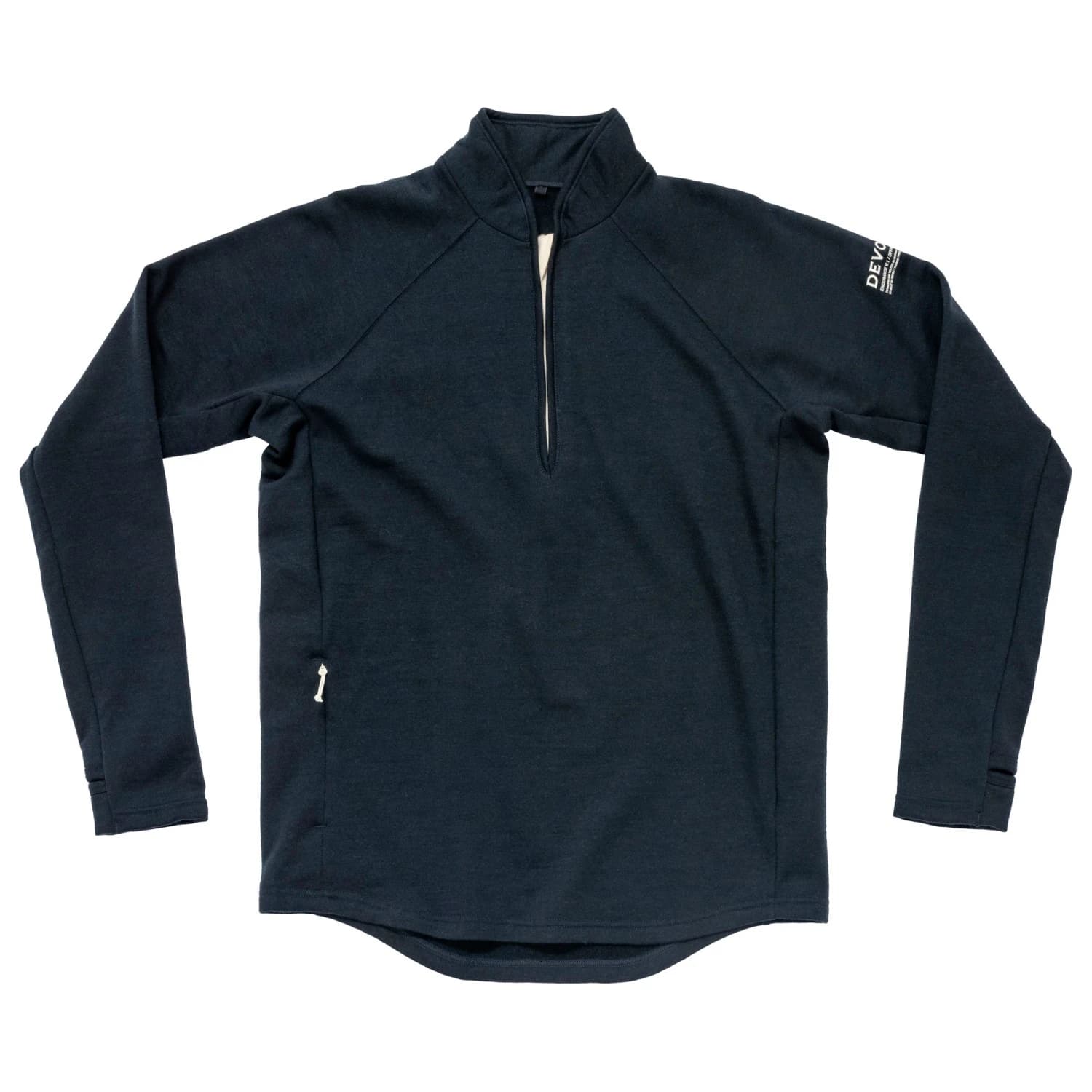 Мъжки вълнен пуловер Devold Endurance Merino Zip Merino jumper - Ink