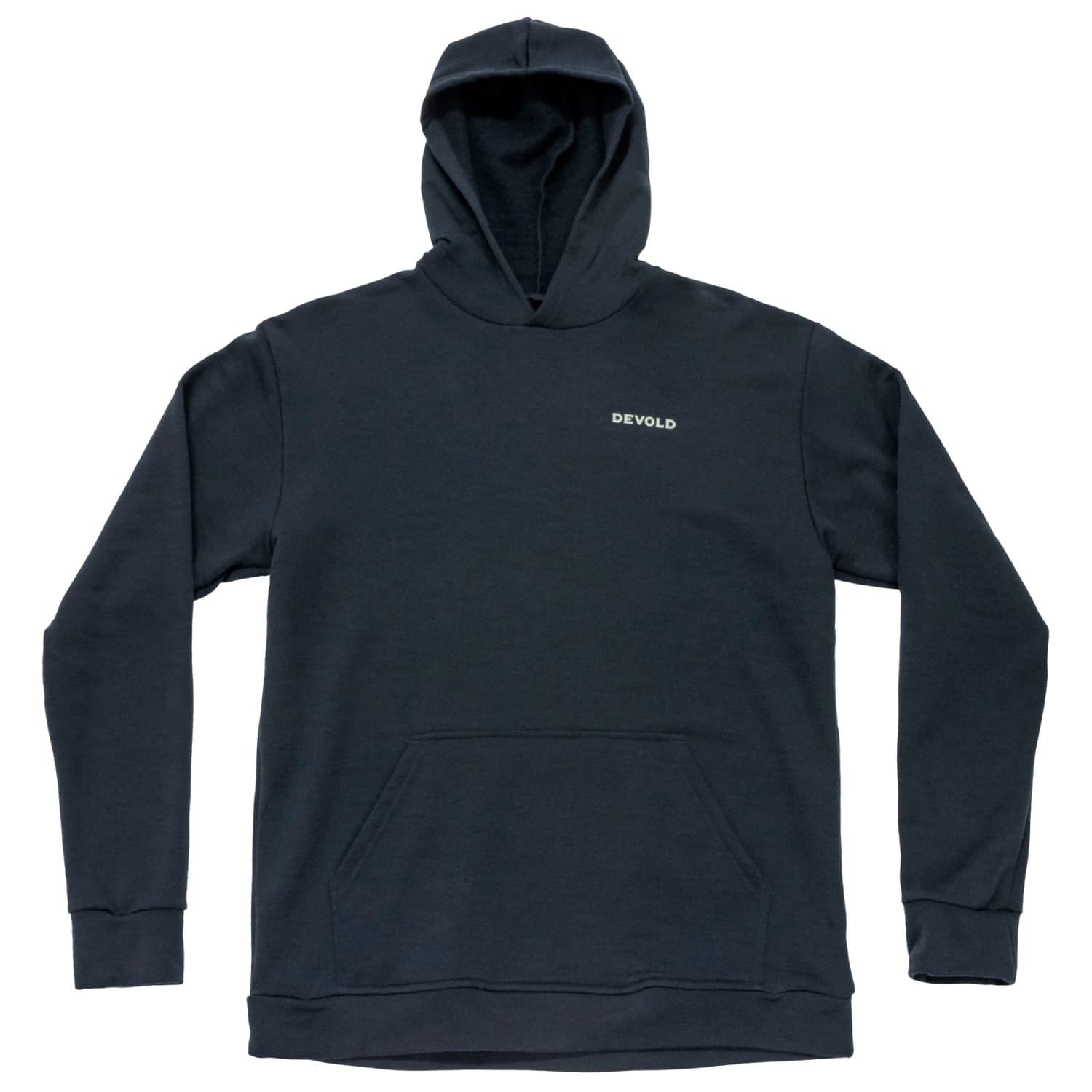 Мъжки вълнен пуловер Devold Everyday Hoodie Merino hoodie - Ink