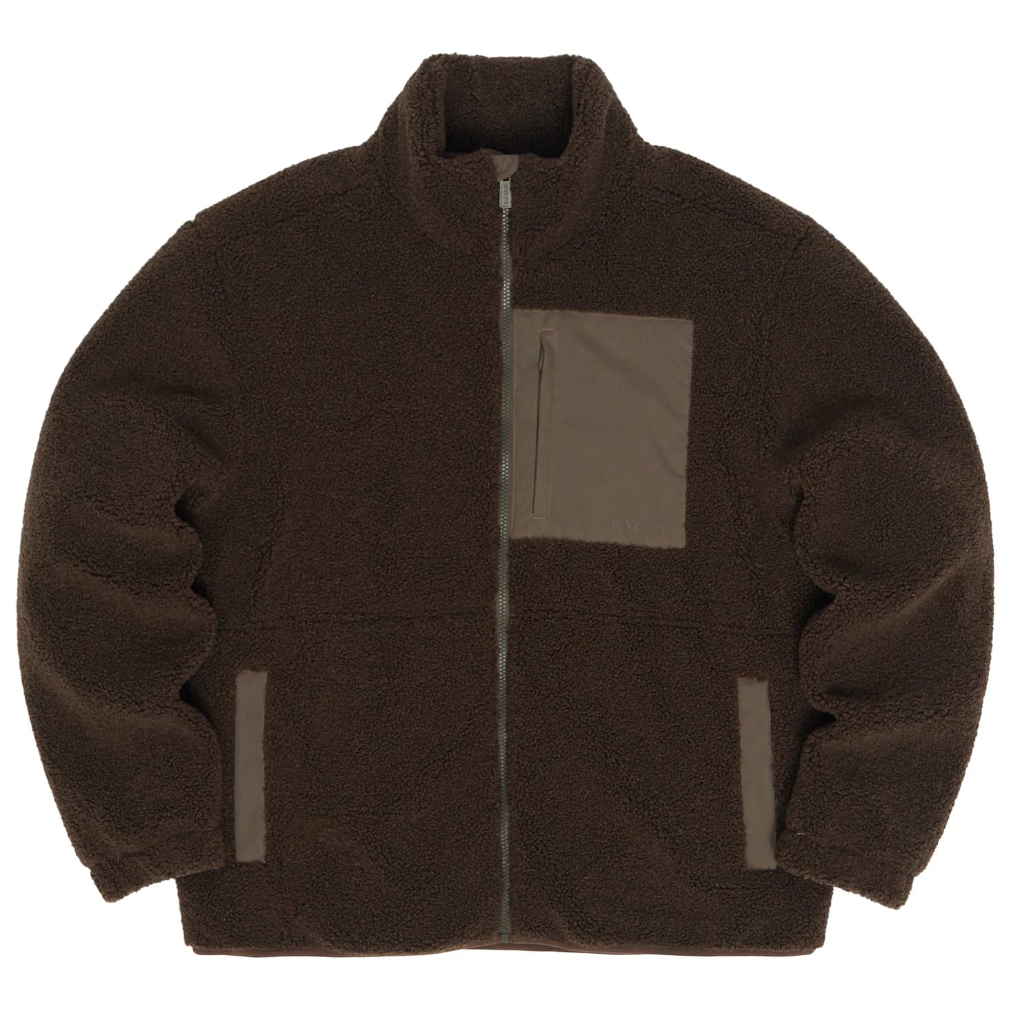 Мъжко поларено яке Mazine Padded Sherpa Jacket Fleece jacket - Chocolate / Grey Brown