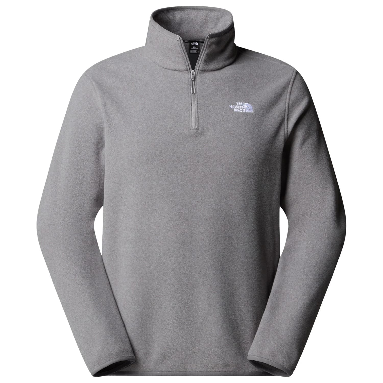 Мъжки поларен пуловер The North Face Glacier Fleece 1/4 Zip Jacket Fleece jumper - TNF Mid Grey Heather