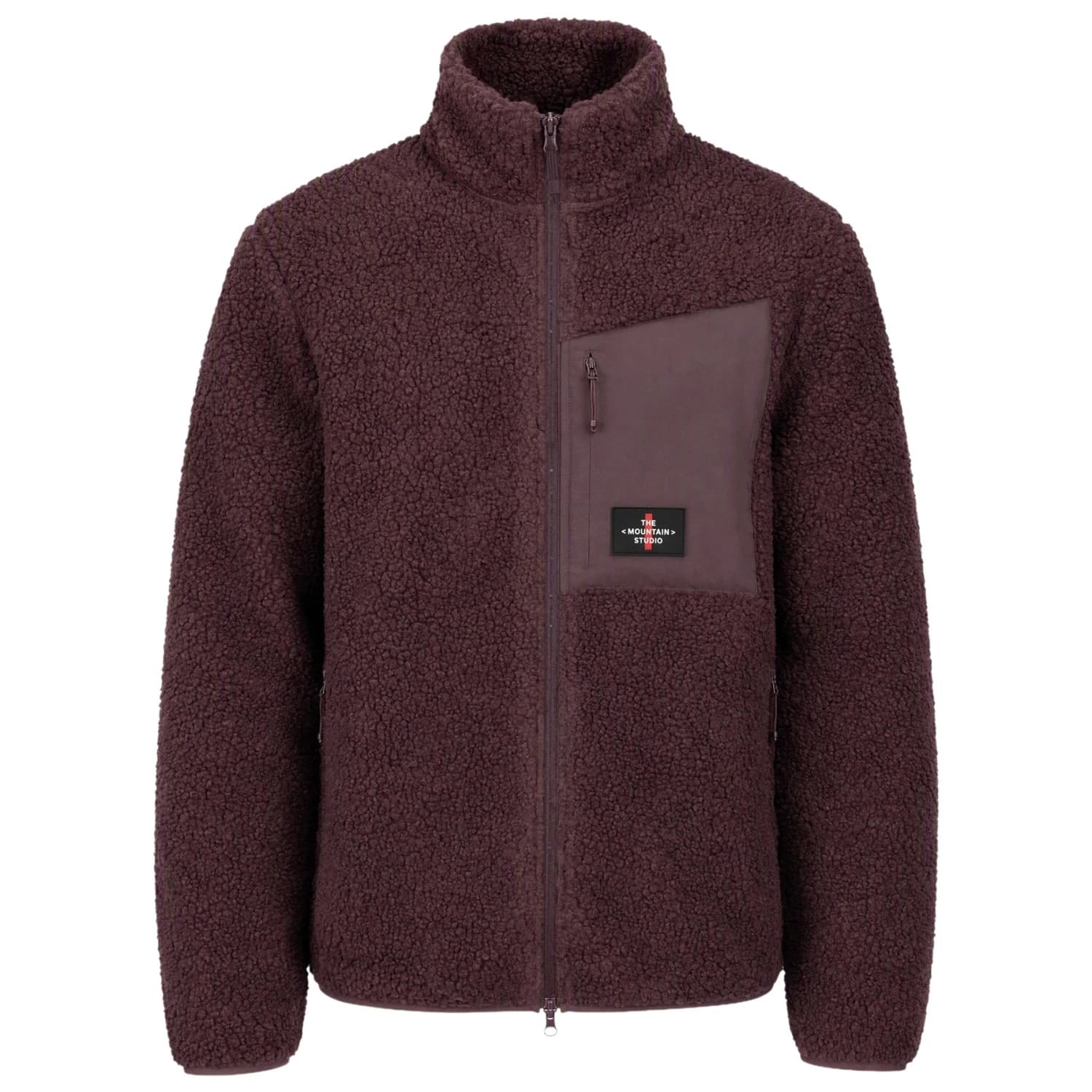 Поларено яке The Mountain Studio Soft Wool Pile Jacket Fleece jacket - Fudge