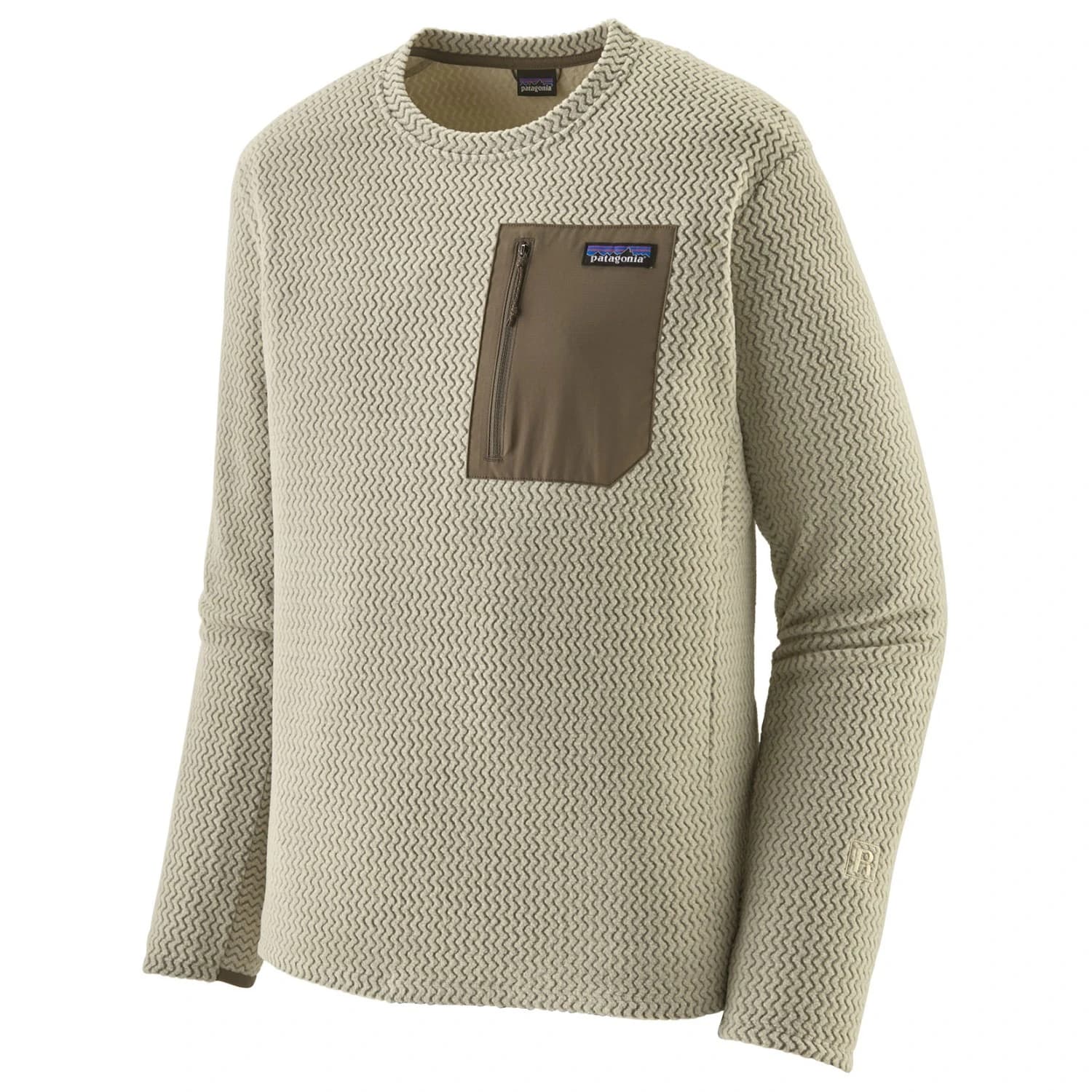 Мъжки пуловер Patagonia R1 Air Crew Fleece jumper - Pelican