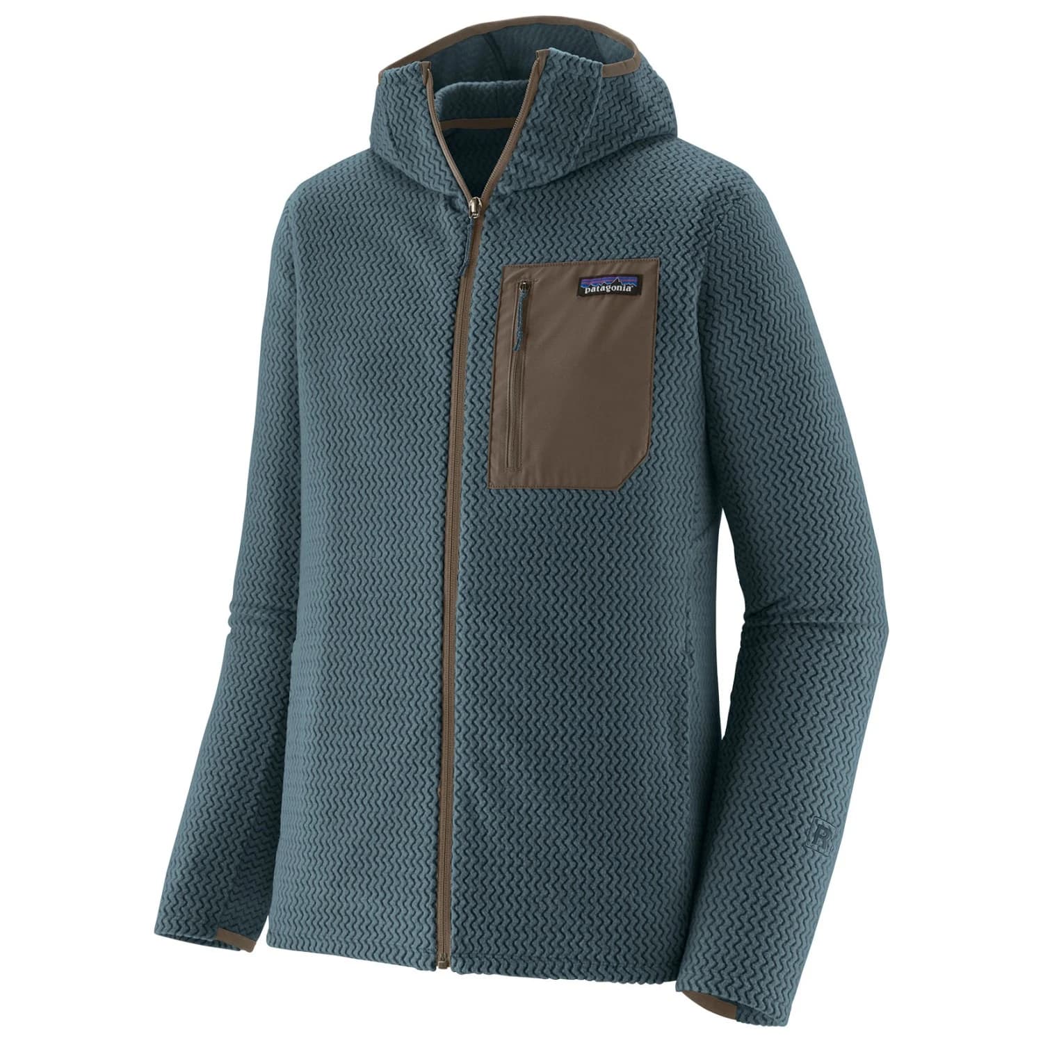 Мъжко поларено яке Patagonia R1 Air Full-Zip Hoody Fleece jacket - Summit Blue