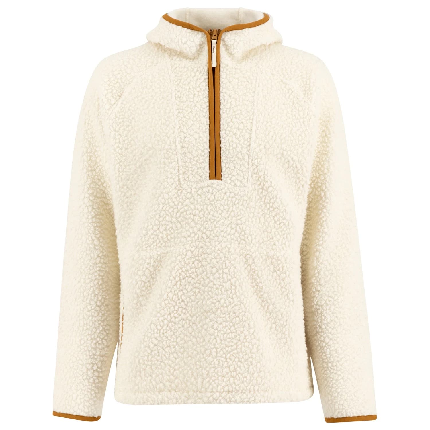 Мъжко поларено яке Ulvang Re Orbit Hooded Half Zip Wool Pile Fleece jumper - Off White