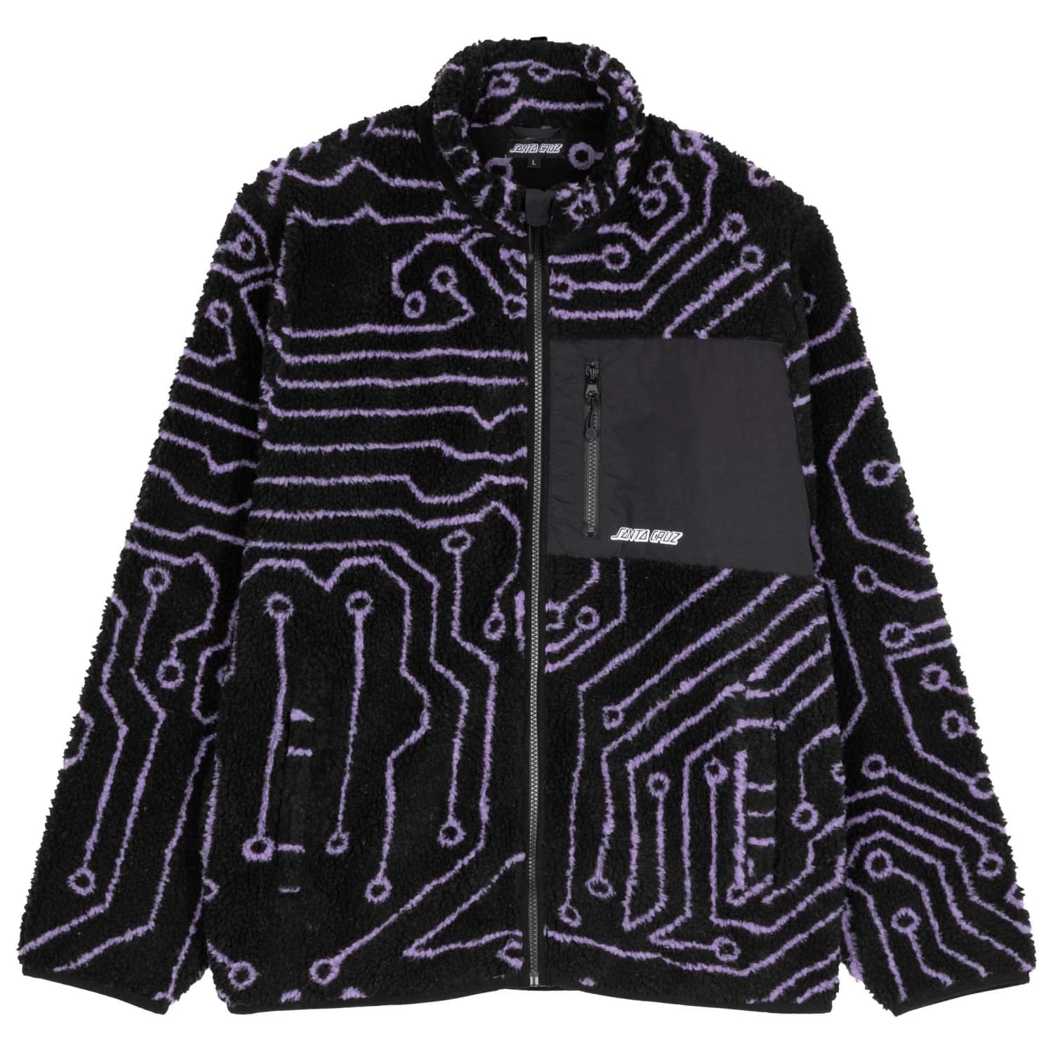 Мъжко поларено яке Santa cruz Freestyle Jacket Fleece jacket - Circuit