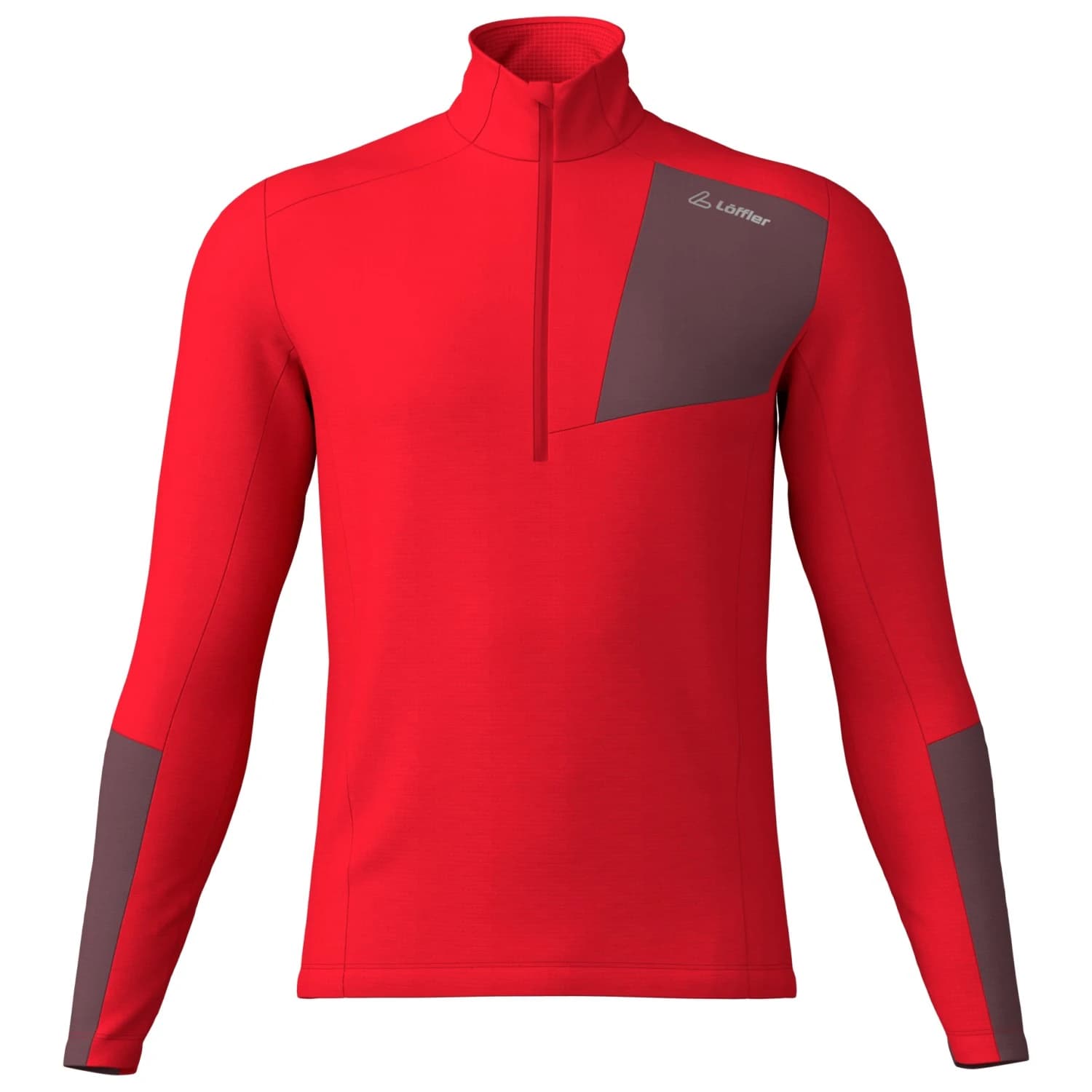 Вълнен пуловер Löffler Midlayer Tech-Merino Merino longsleeve - Red