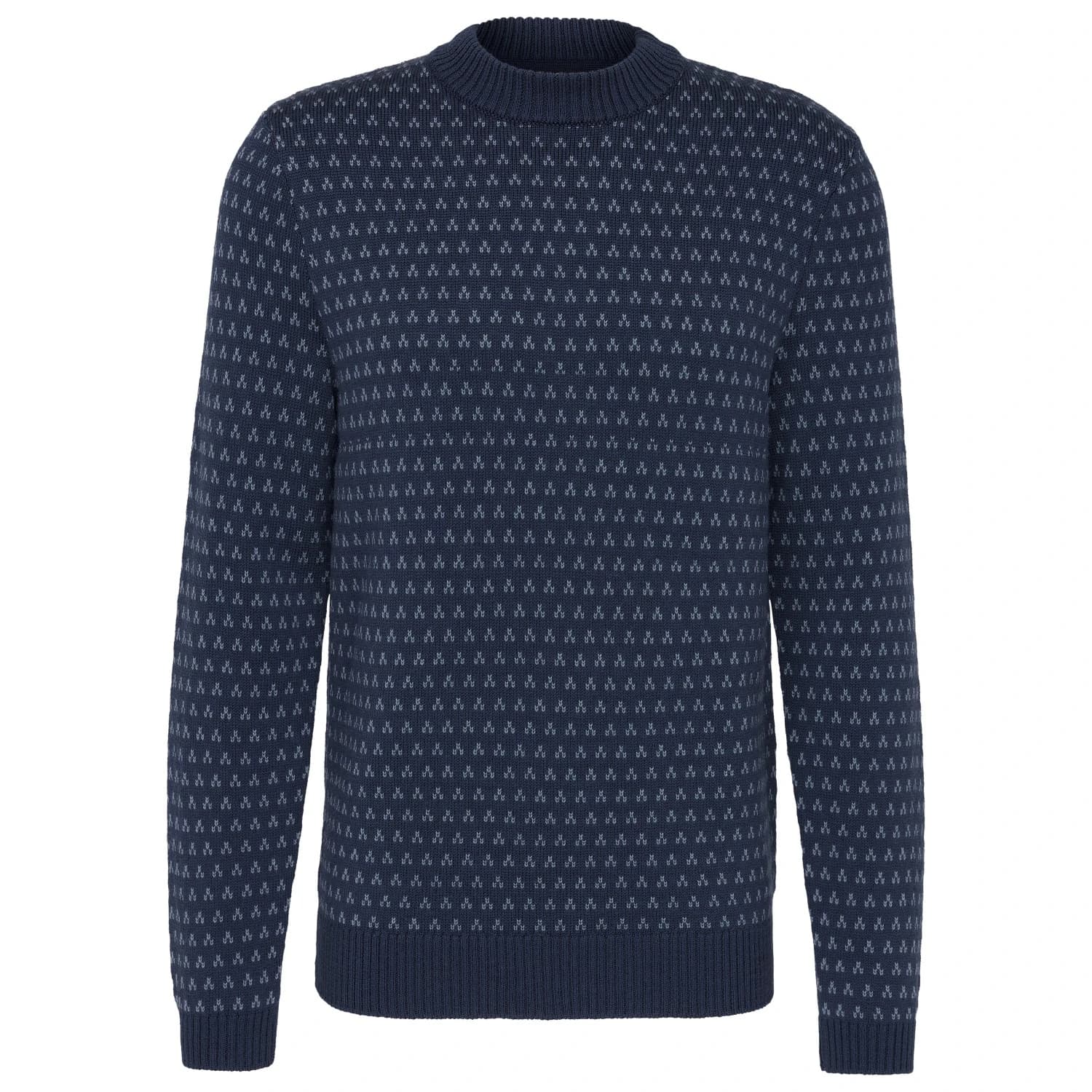 Вълнен пуловер Stoic Heavy MerinoKnit MMXX.Norrbotten Sweater Merino jumper - Space Blue / Pale Blue Grey