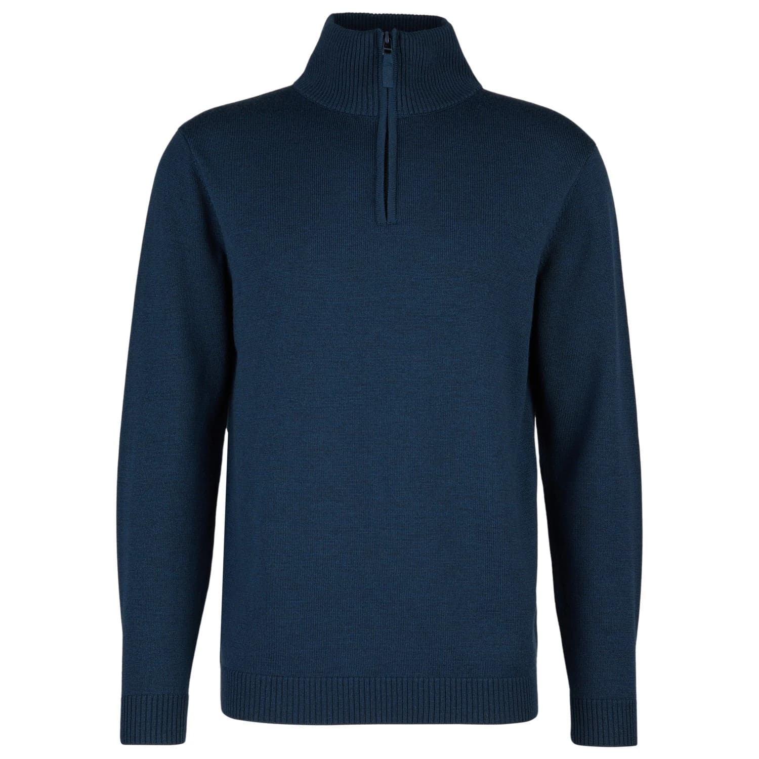 Вълнен пуловер Stoic MerinoKnit MMXX.Kniva Half Zip Merino jumper - Dark Navy / Melange