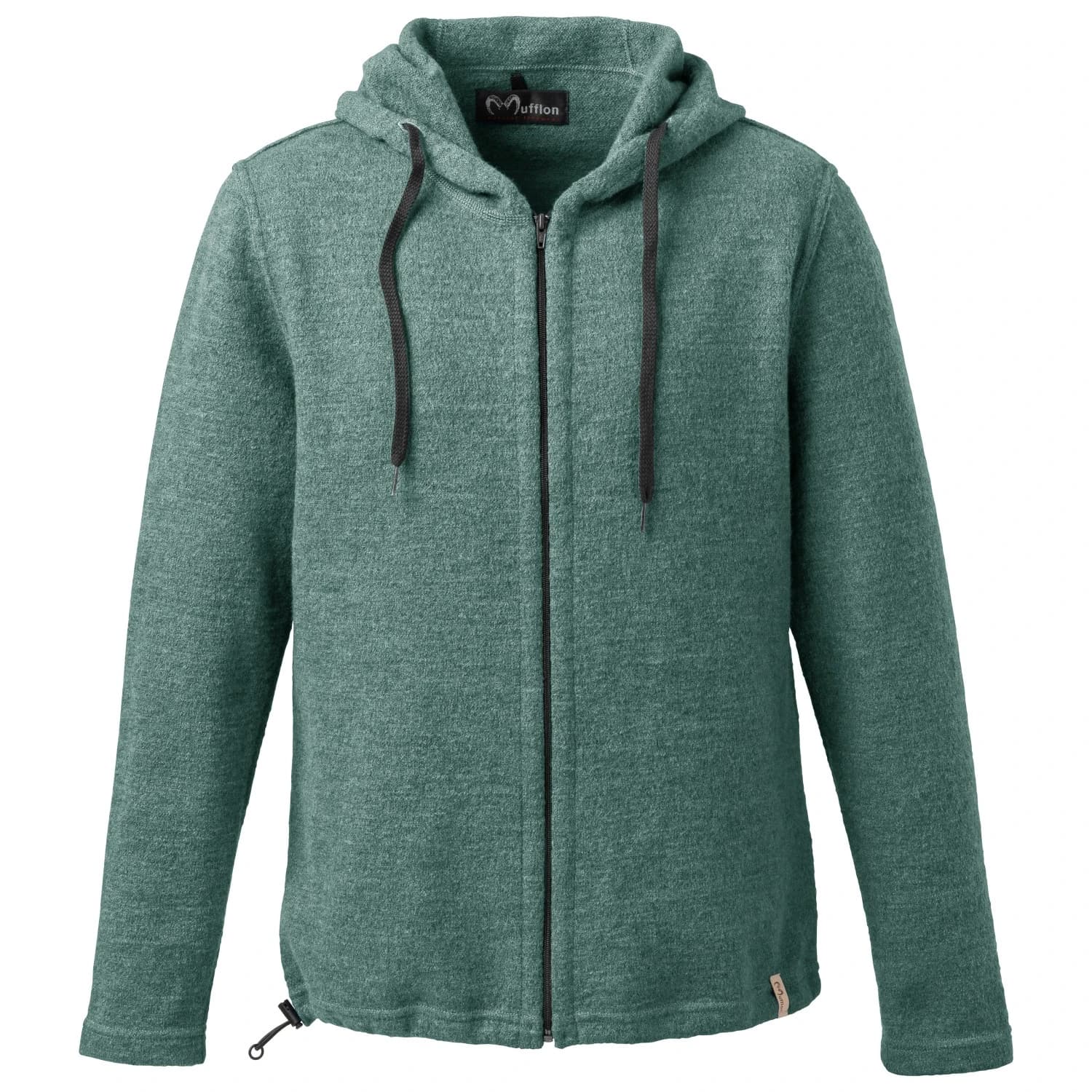 Мъжко вълнено яке Mufflon Kian Merino hoodie - Reed