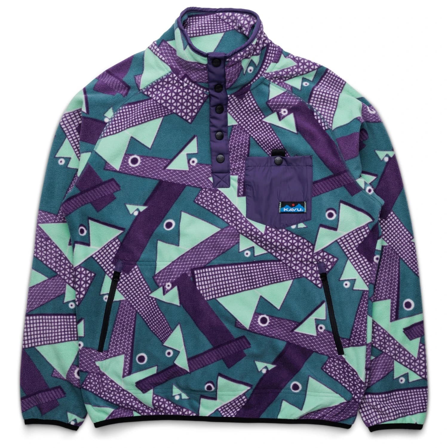 Мъжки поларен пуловер Kavu Teannaway Fleece jumper - Mountain Court