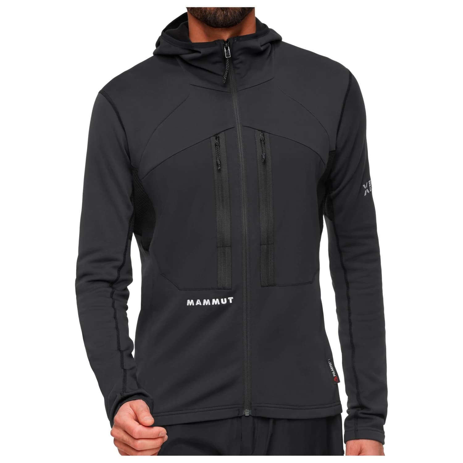 Мъжко поларено яке Mammut Eiger Nordwand Advanced Midlayer Hooded Jacket Fleece jacket - Black