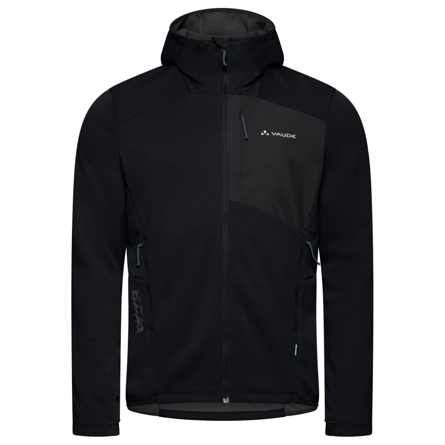 Поларено яке Vaude Monviso Fleece Jacket III Fleece jacket - Black