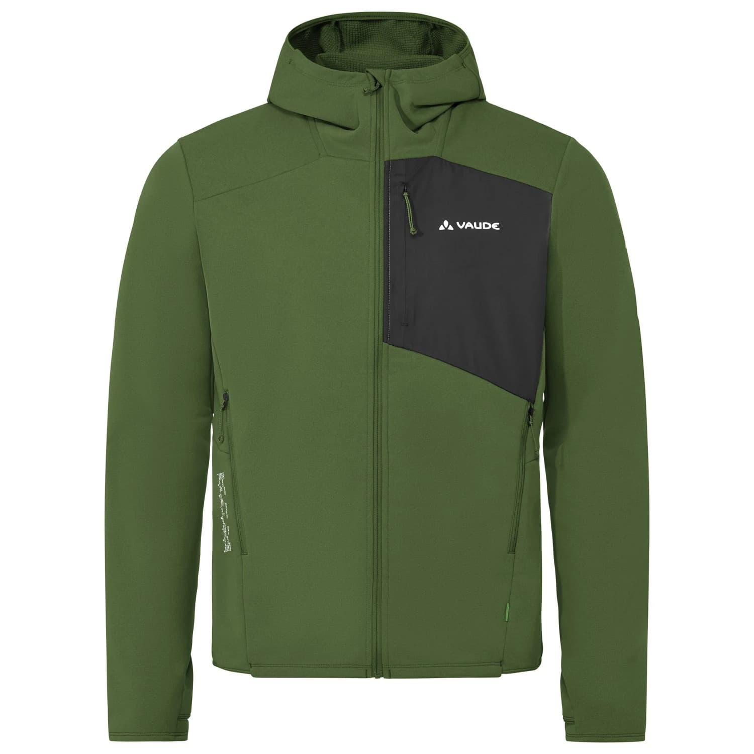 Поларено яке Vaude Monviso Fleece Jacket III Fleece jacket - Thyme