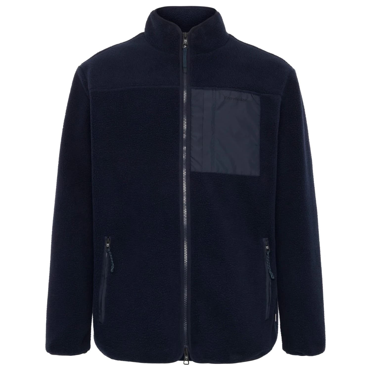 Мъжко поларено яке Knowledgecotton apparel Everyday Adv. Nordic Light Zip FL Fleece jacket - Night Sky
