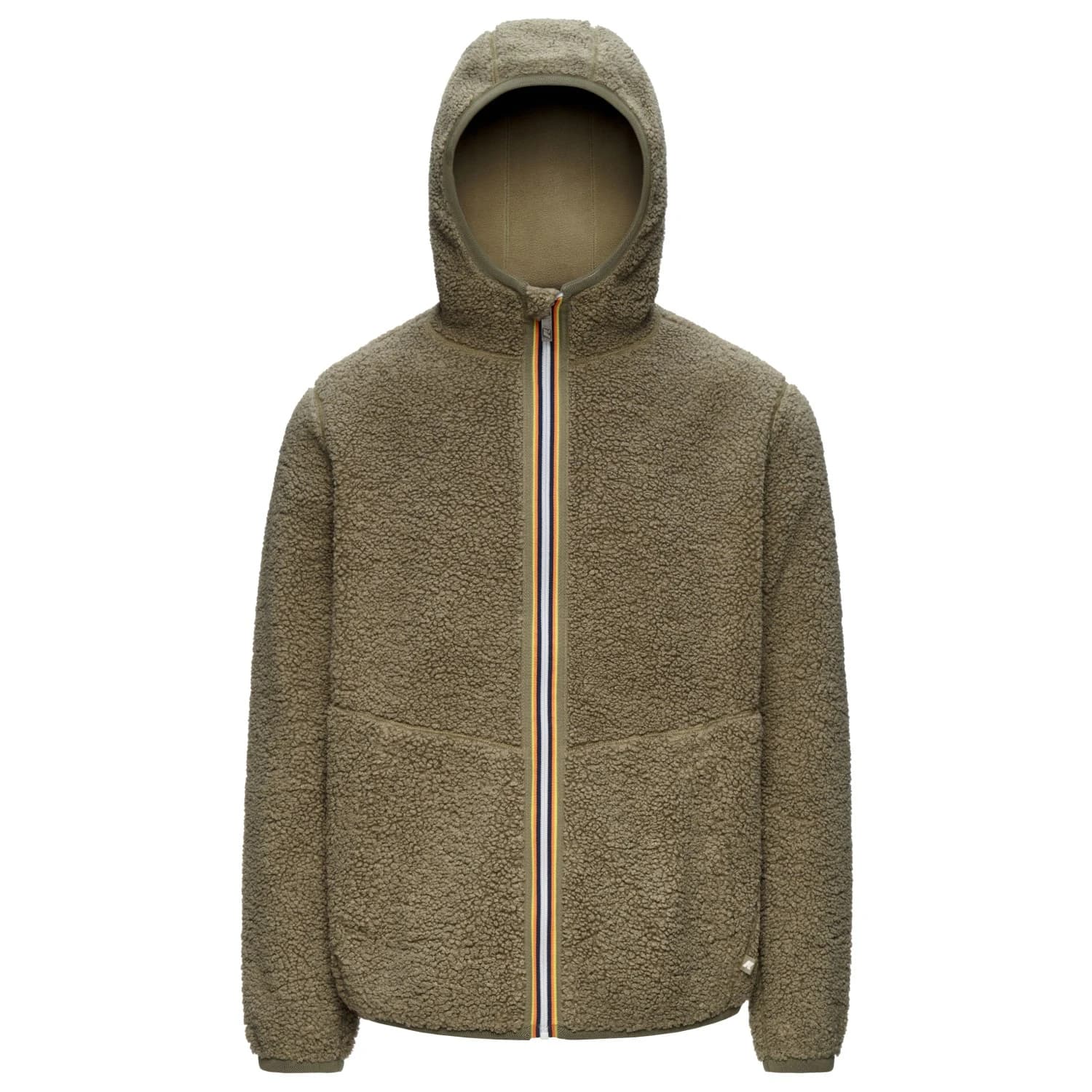 Поларено яке K-Way Jack Sherpa Polar Double Fleece jacket - Green Army / Green Army