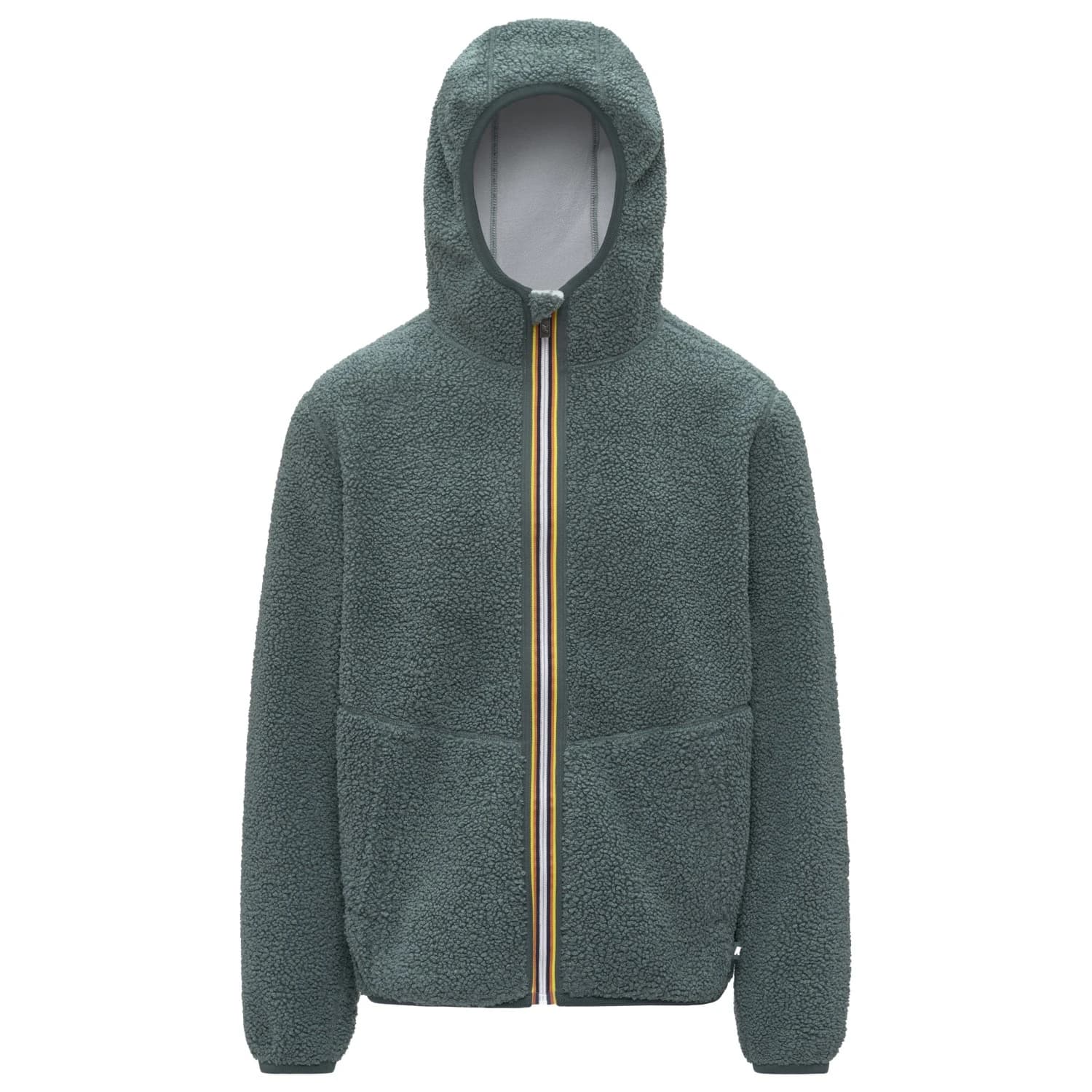 Поларено яке K-Way Jack Sherpa Polar Double Fleece jacket - Green Balsam / Grey Ash