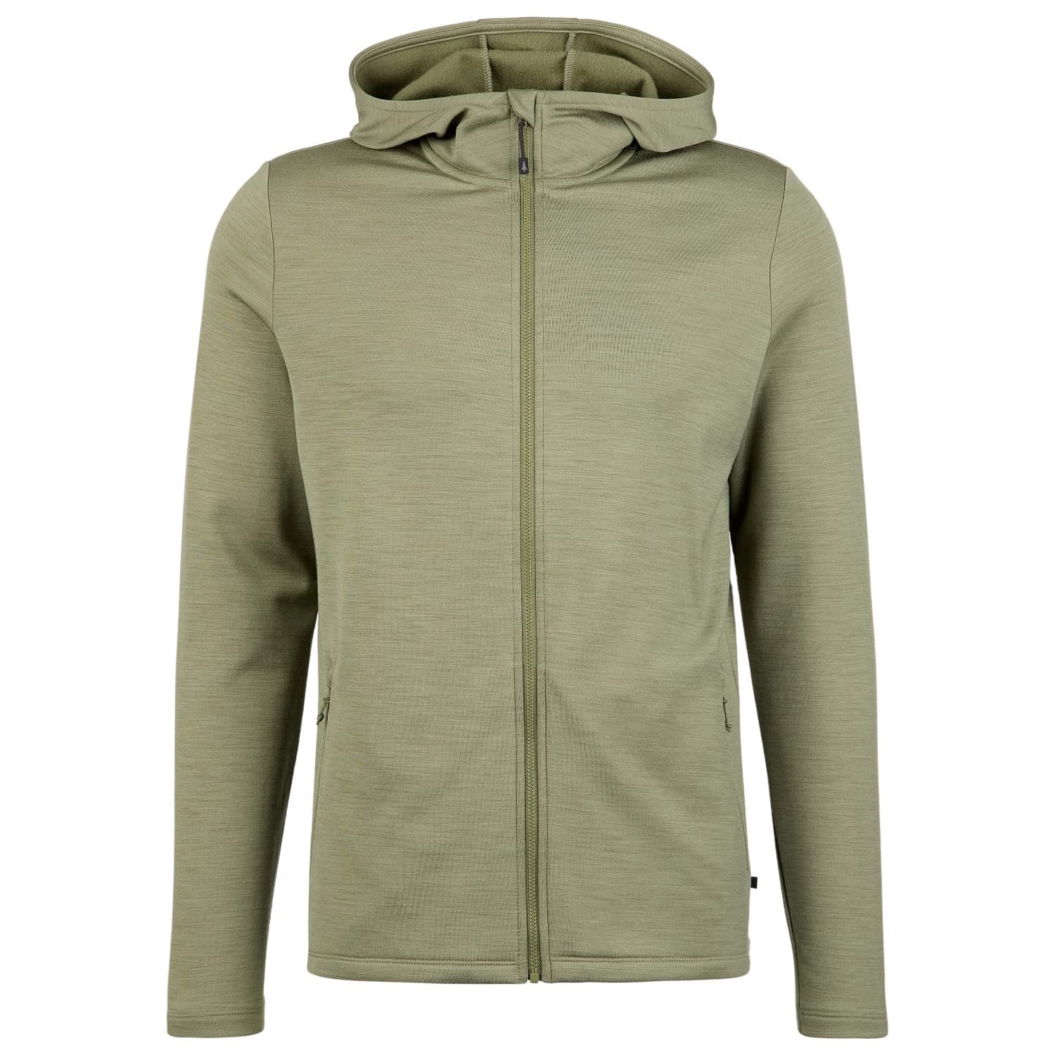 Мъжко вълнено яке Heber Peak Merino210 EvergreenHe. Zip Hoody Zip-up hoodie - Lucky Green