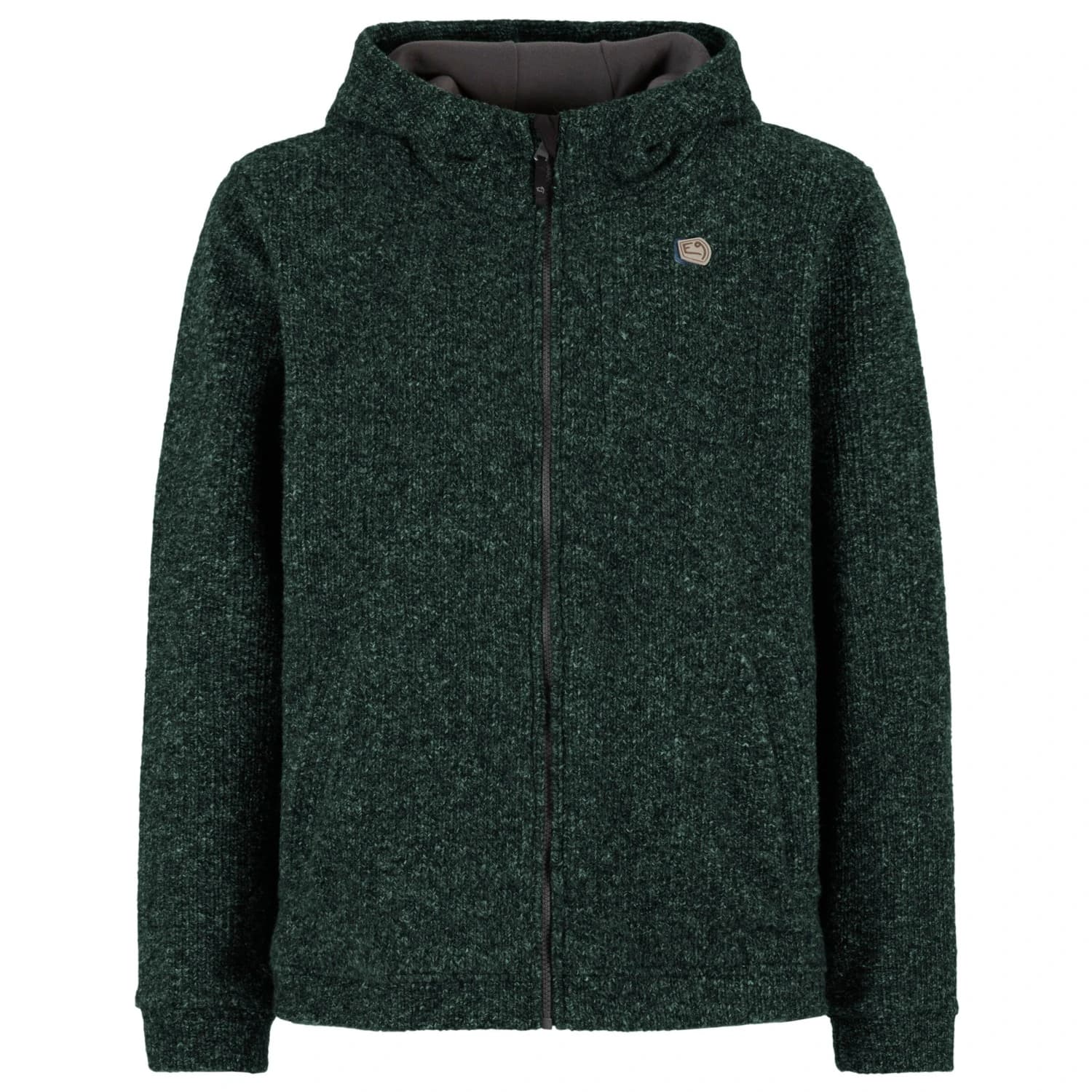 Мъжко вълнено яке E9 Mimmo Zip-up hoodie - Emerald / Green