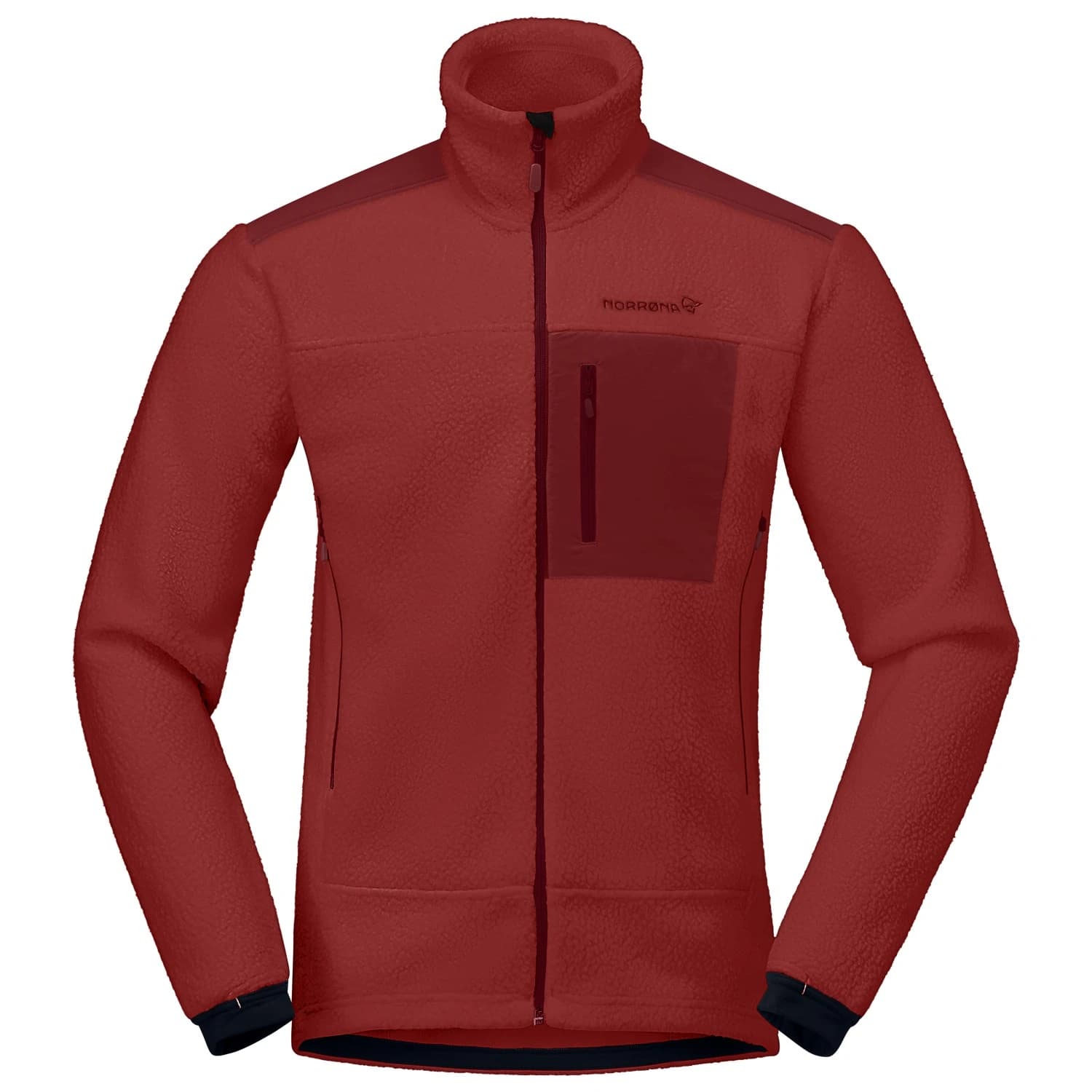 Мъжко поларено яке Norrøna Trollveggen Warm3 Jacket Fleece jacket - Port