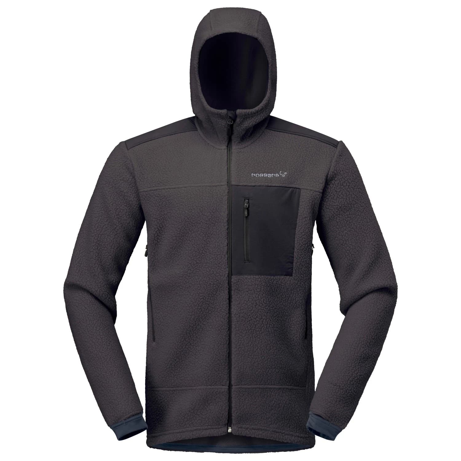 Мъжко поларено яке Norrøna Trollveggen Warm3 Zip Hood Fleece jacket - Phantom