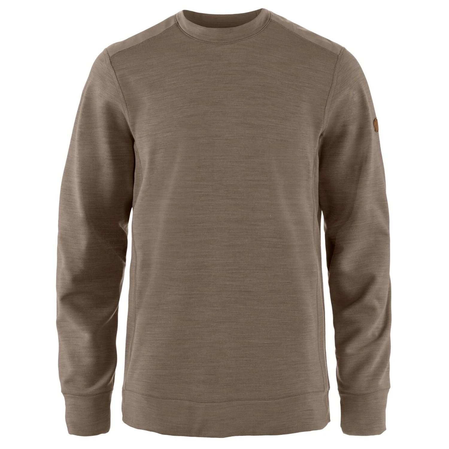 Мъжки поларен пуловер Fjällräven Keb Fleece Crew Neck Fleece jumper - Suede Brown