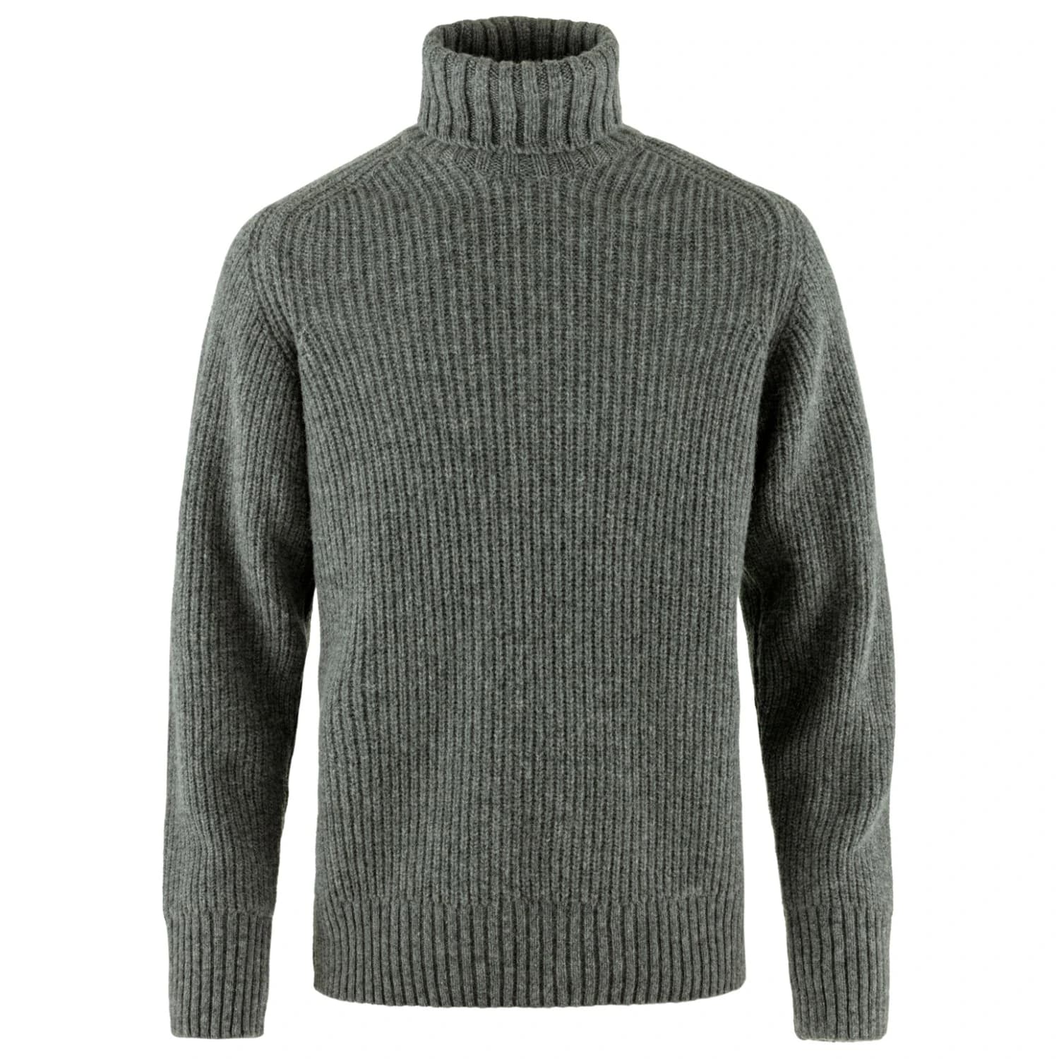 Мъжки вълнен пуловер Fjällräven Övik Roller Neck Sweater Wool jumper - Grey / Melange