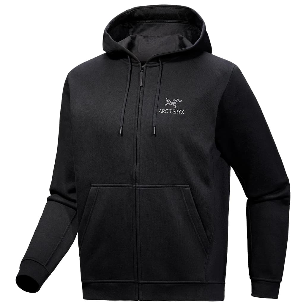 Мъжко поларено яке Arc'teryx Emblem Fleece Full-Zip Hoody Fleece jacket - Black