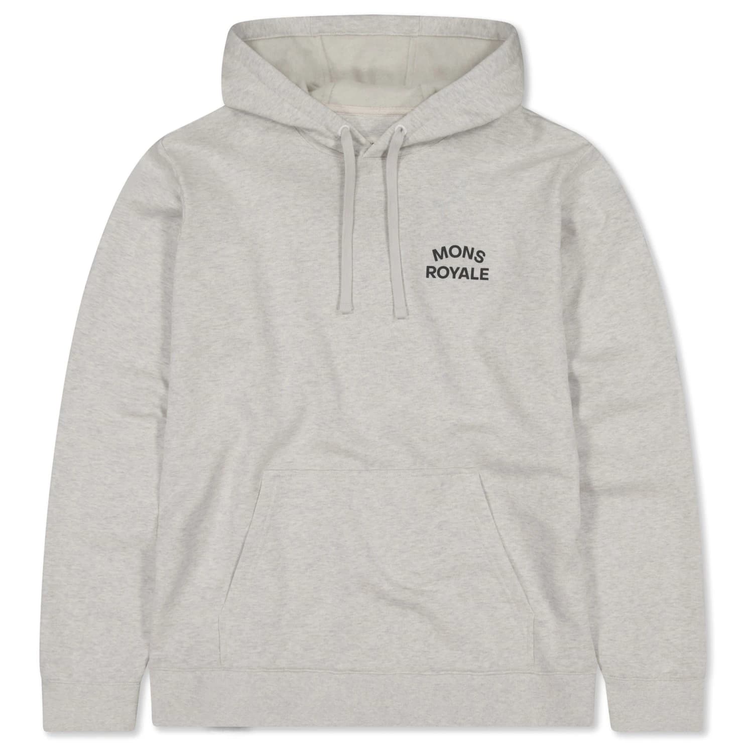 Мъжки вълнен пуловер Mons Royale Inversion Merino Hoodie Merino hoodie - Light Grey Heather