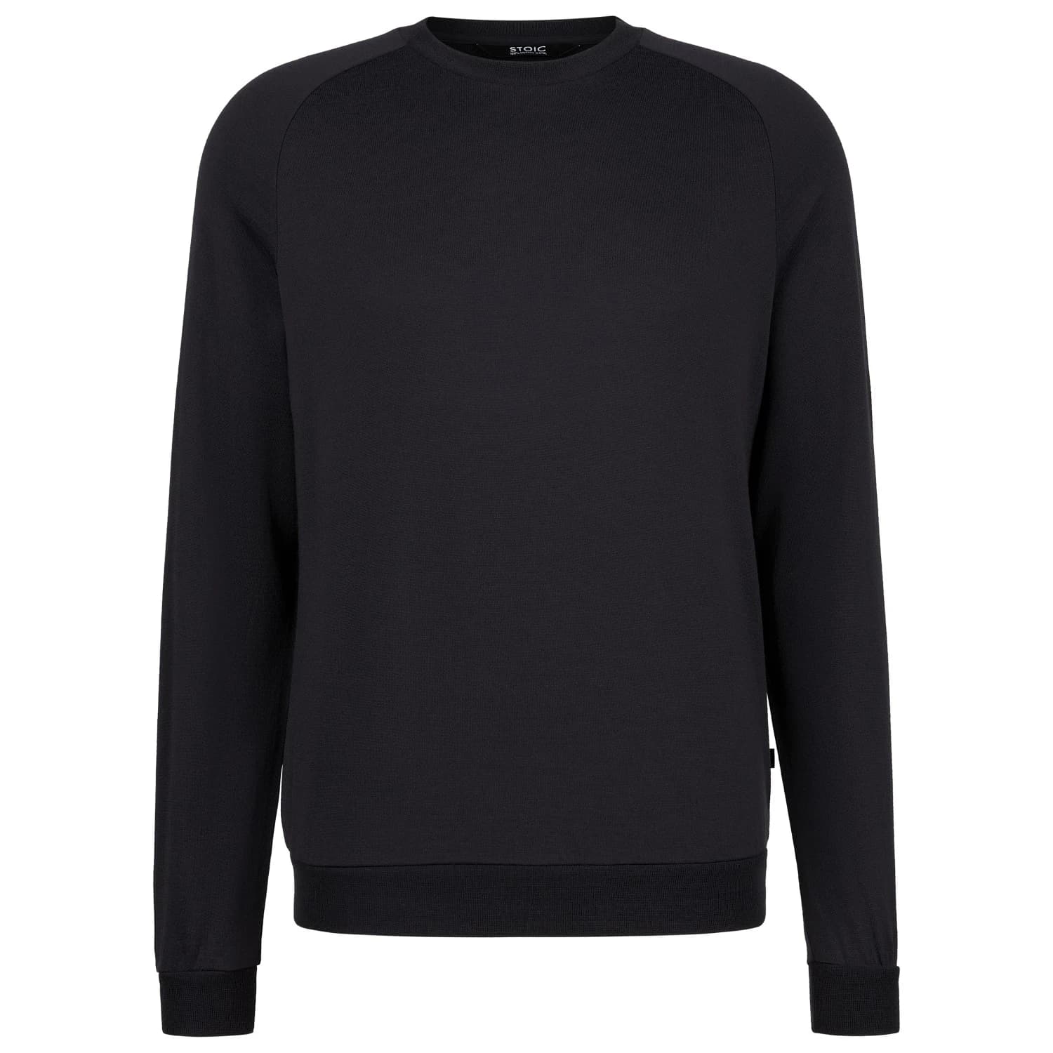 Мъжки вълнен пуловер Stoic MerinoTerry250 BaraSt. Pullover Merino jumper - Black