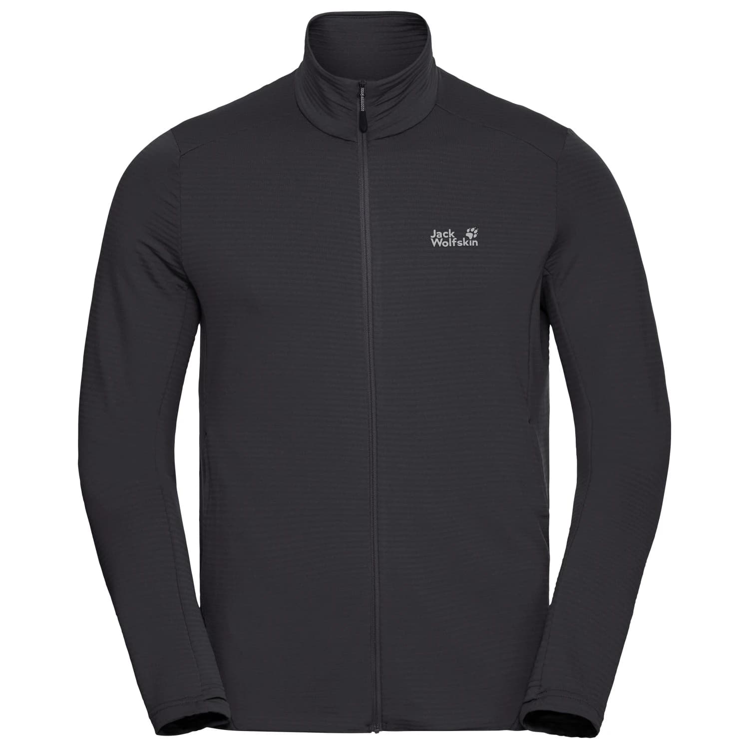 Мъжко поларено яке Jack Wolfskin Litestride Fullzip Fleece jacket - Black