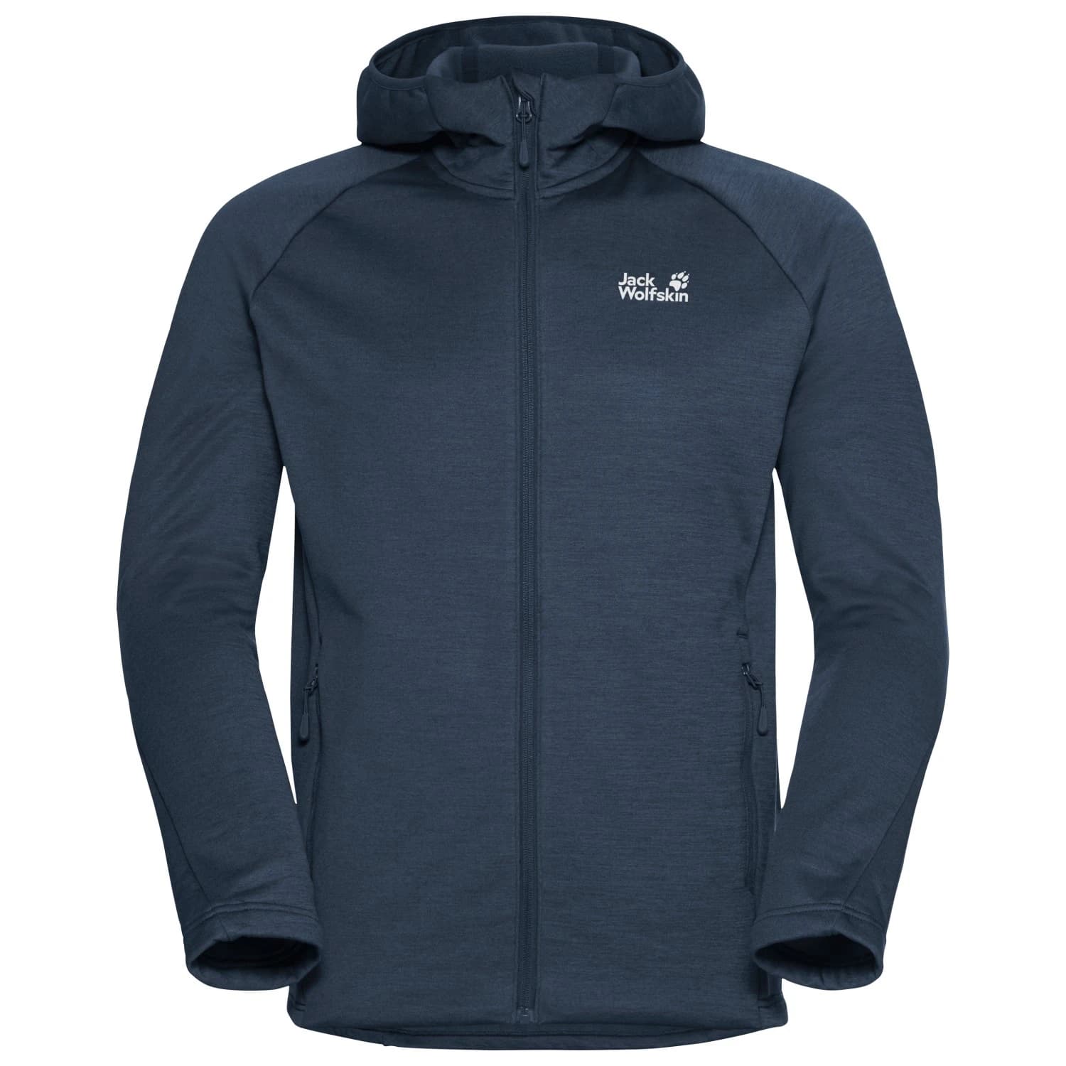 Мъжко поларено яке Jack wolfskin Peak District Hooded Fullzip Fleece jacket - Midnight Sky