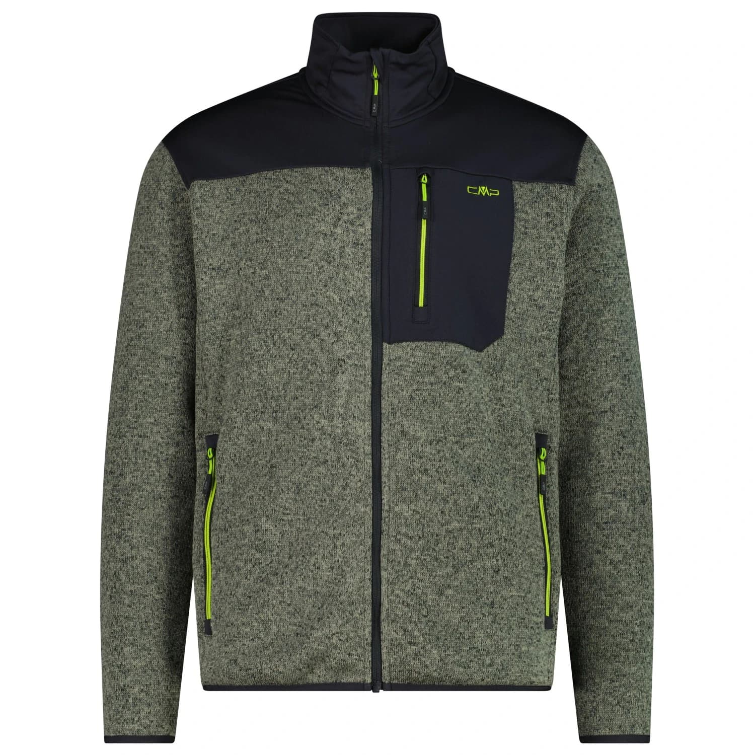 Мъжко поларено яке CMP Jacket with Chest Pocket Fleece jacket - Sage / Antracite