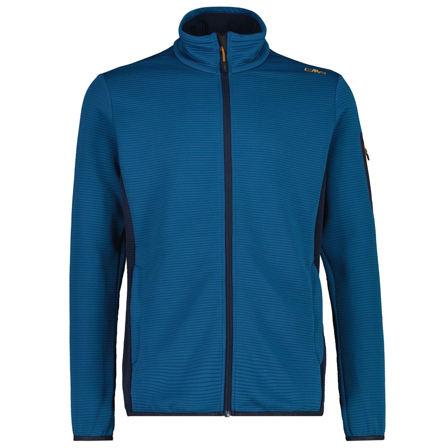 Мъжко поларено яке Cmp Striped Jacquard Jacket Fleece jacket - Petroleum