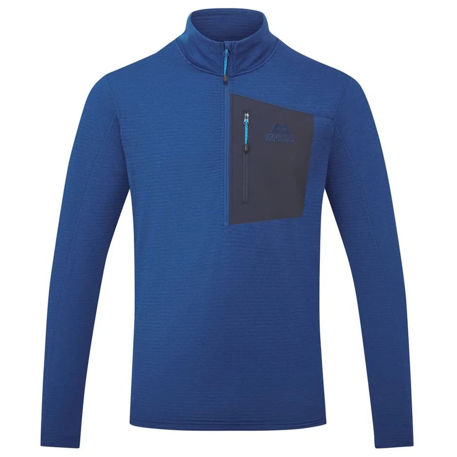 Мъжки поларен пуловер Mountain Equipment Lumiko Zip-T Fleece jumper - Admiral / Cosmos
