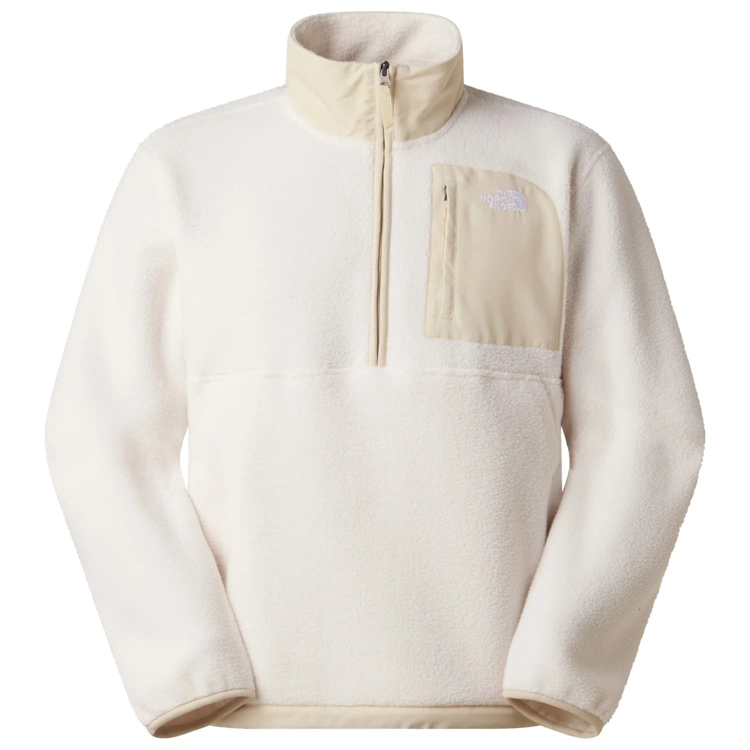 Мъжки поларен пуловер The North Face Yumiori Off Peak 1/2 Zip Jacket Fleece jumper - White Dune / Desert Stone