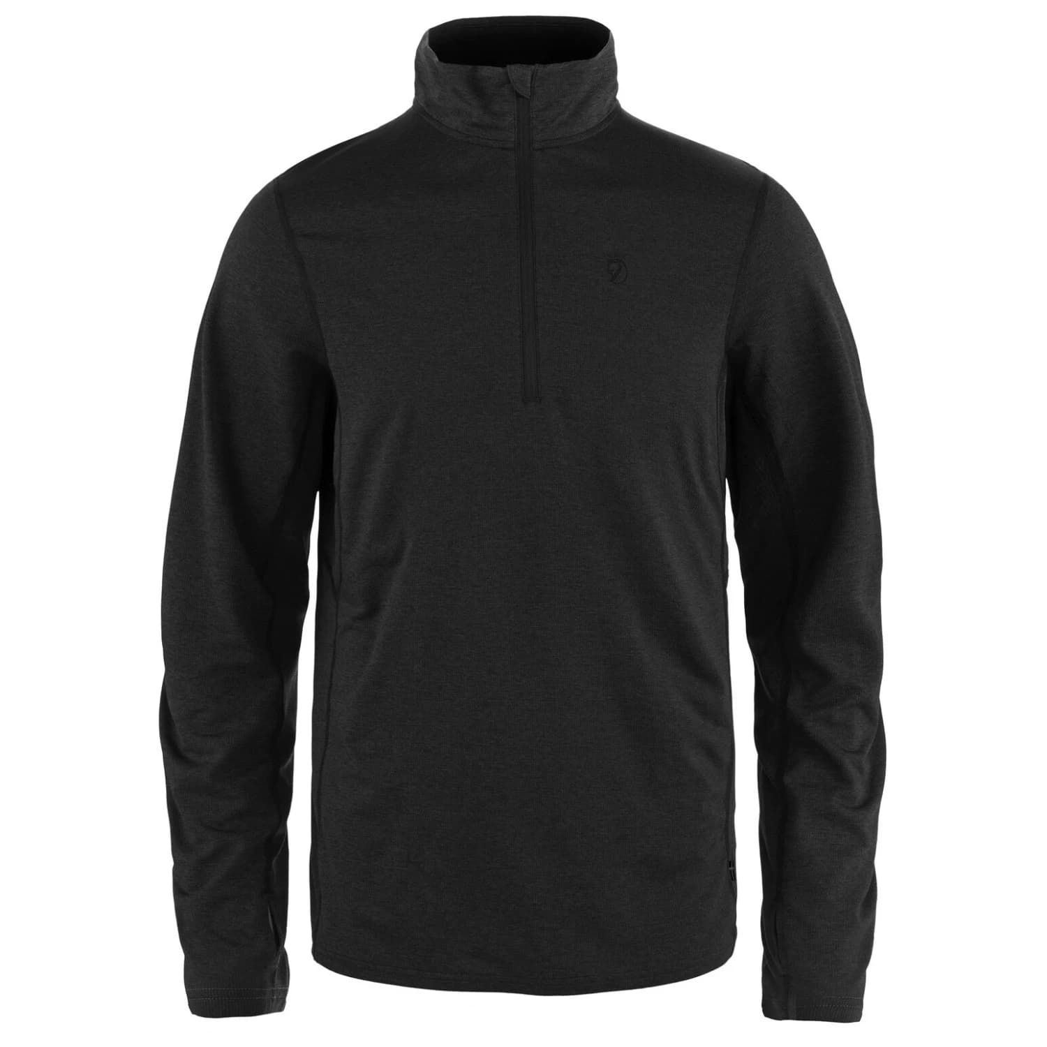 Мъжки поларен пуловер Fjällräven Abisko Day Hike Half Zip Fleece jumper - Black