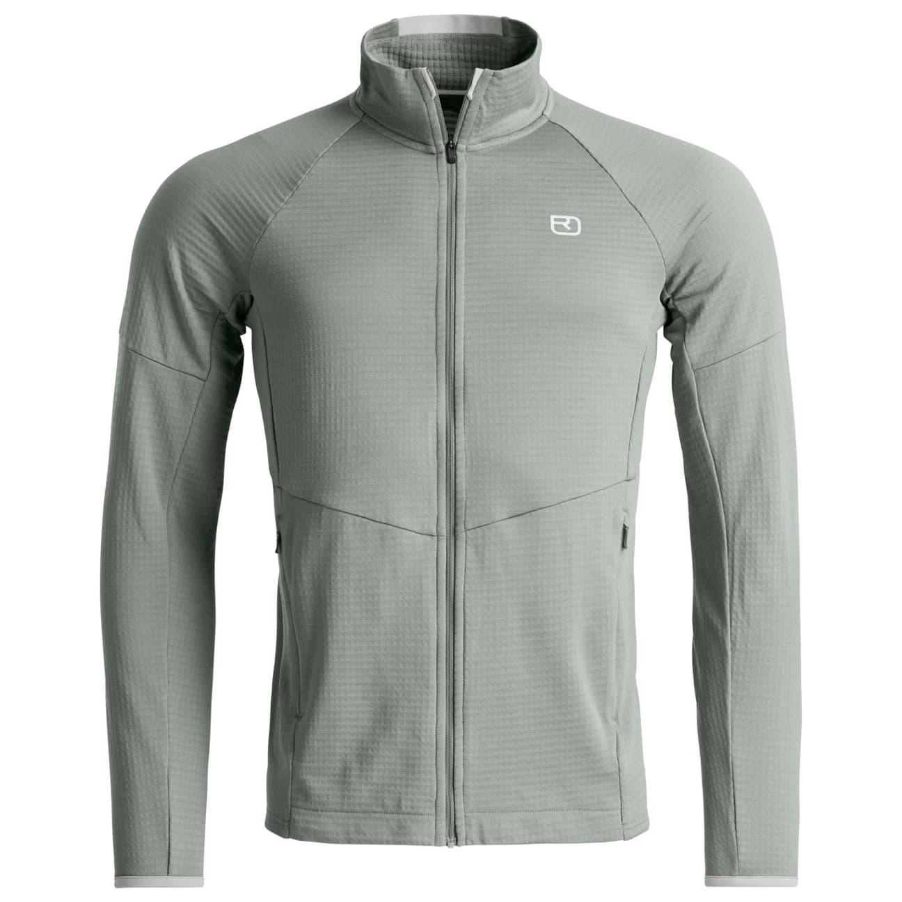 Мъжко вълнено яке Ortovox Fleece Light Grid Jacket Fleece jacket - Green Sage