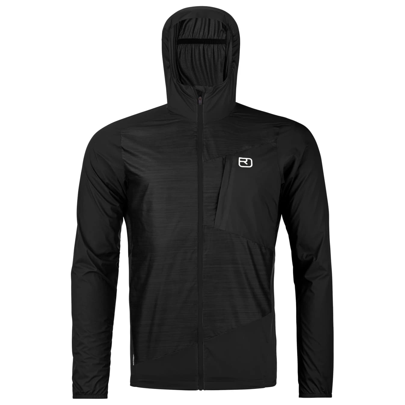 Мъжко вълнено яке Ortovox Trace Windbreaker Jacket Softshell jacket - Black Raven