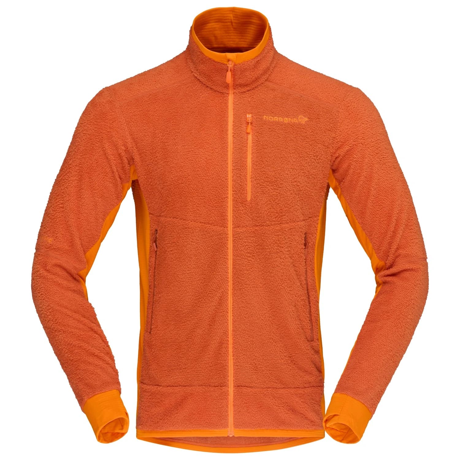 Поларено яке Norrøna Falketind Warm1 Active Jacket Fleece jacket - Gold Flame / Exuberance