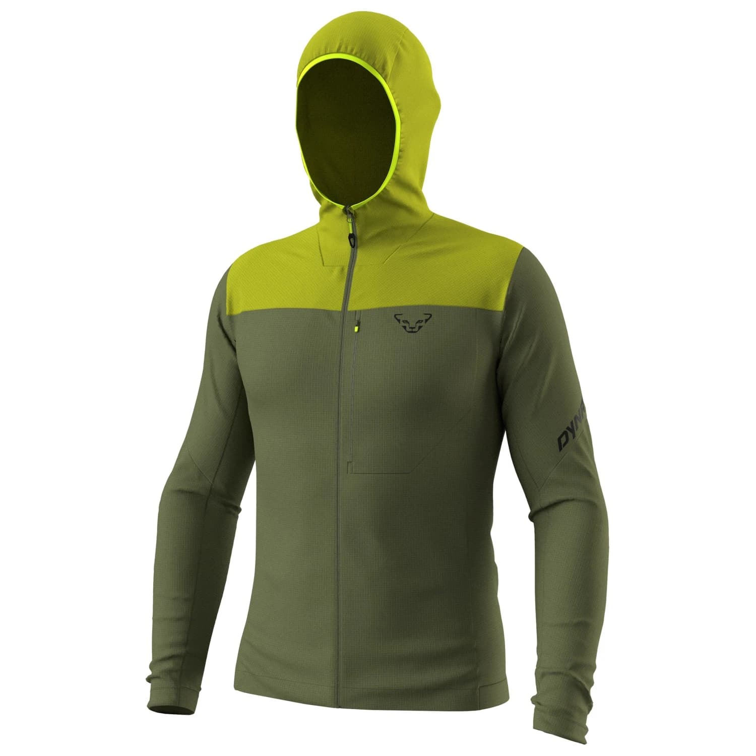 Мъжко поларено яке Dynafit Traverse Thermal Hooded Jacket Fleece jacket - Golden Lime