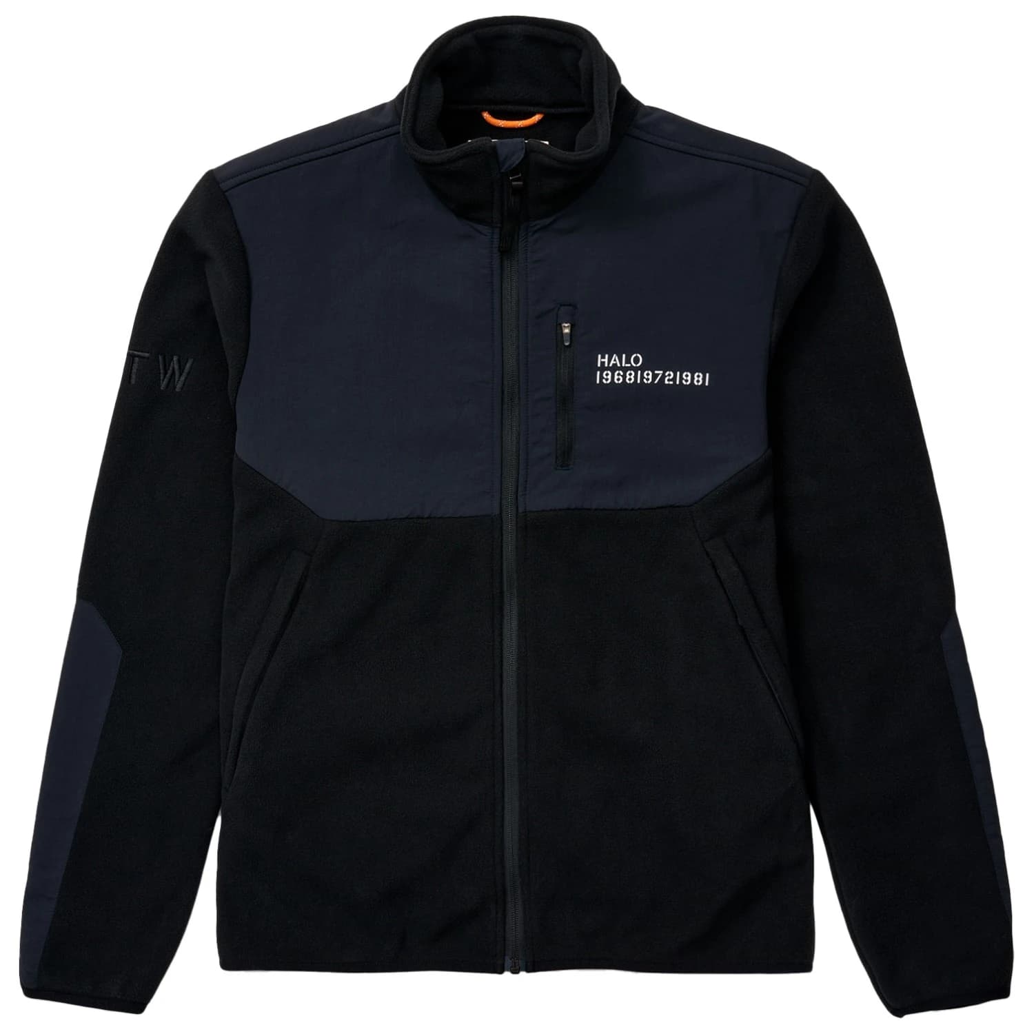 Поларено яке Halo Halo Blocked Zip Fleece jacket - Black