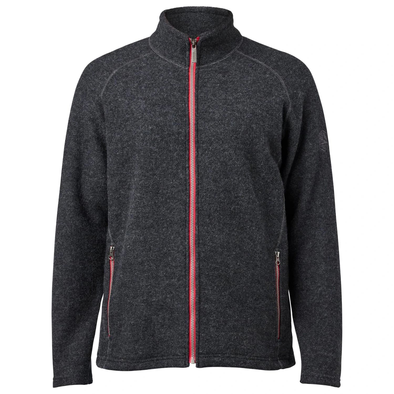 Мъжко вълнено яке Ivanhoe of Sweden Danny Full Zip Wool jacket - Graphite Marl