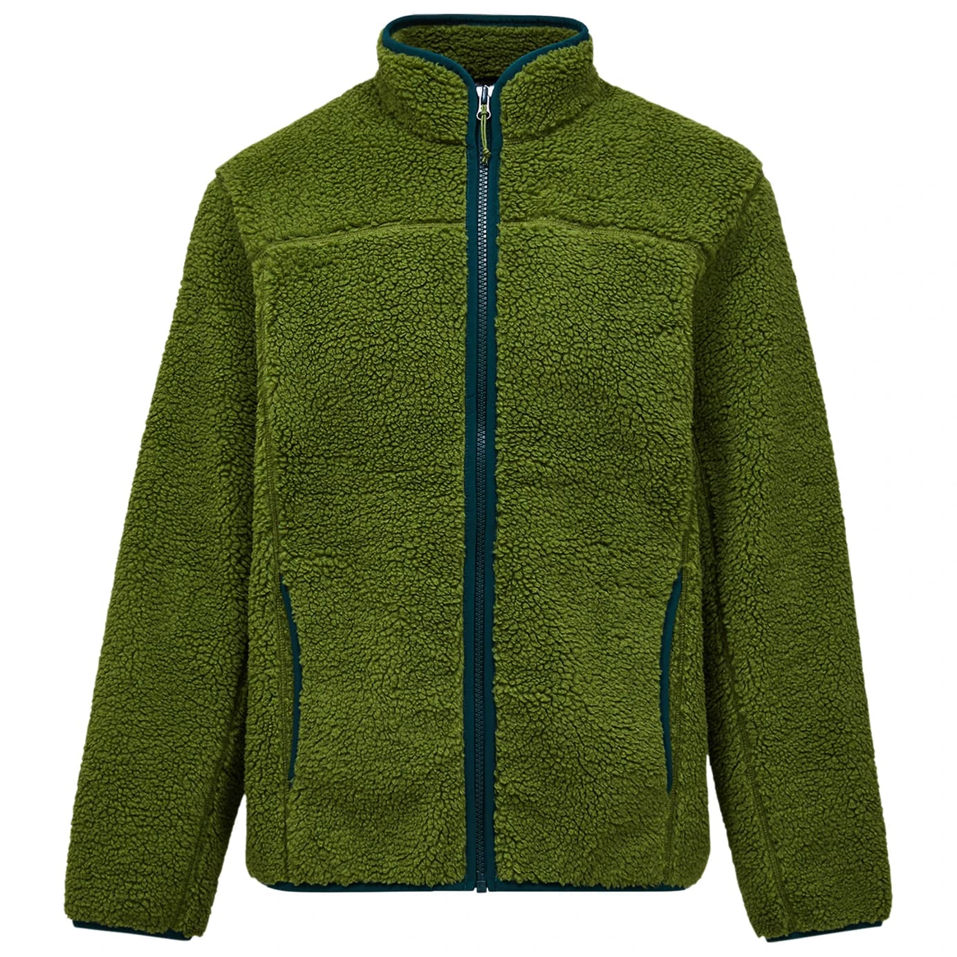 Мъжко поларено яке Peak Performance Solid Pile Jacket Fleece jacket - Mosswood / Ponderosa Pine