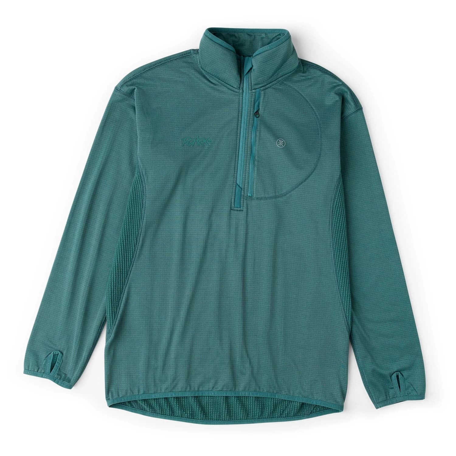 Поларено яке Roark Grid Lock Fleece Fleece jacket - Dusty Turquoise