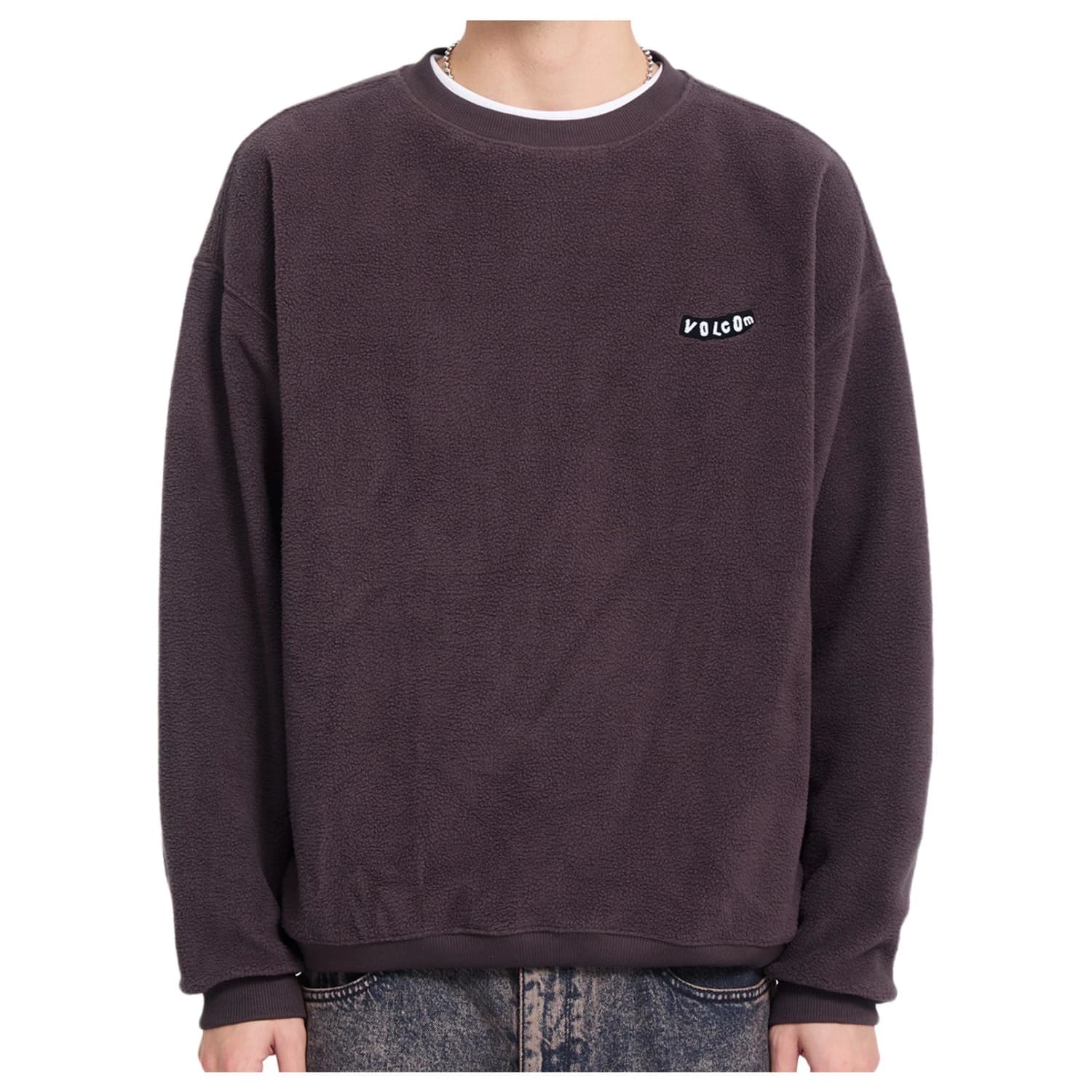 Мъжки поларен пуловер Volcom Too Kool Lse Crew Fleece jumper - Raisin