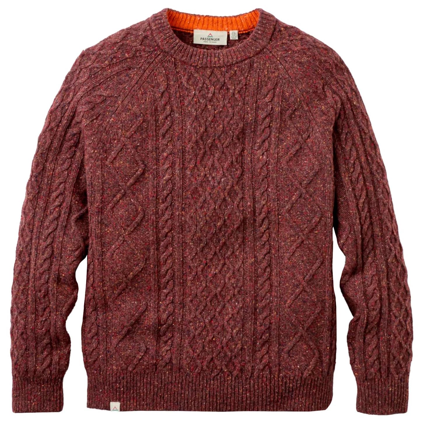 Вълнен пуловер Passenger Sandbar Recycled Knitted Jumper Merino jumper - Espresso