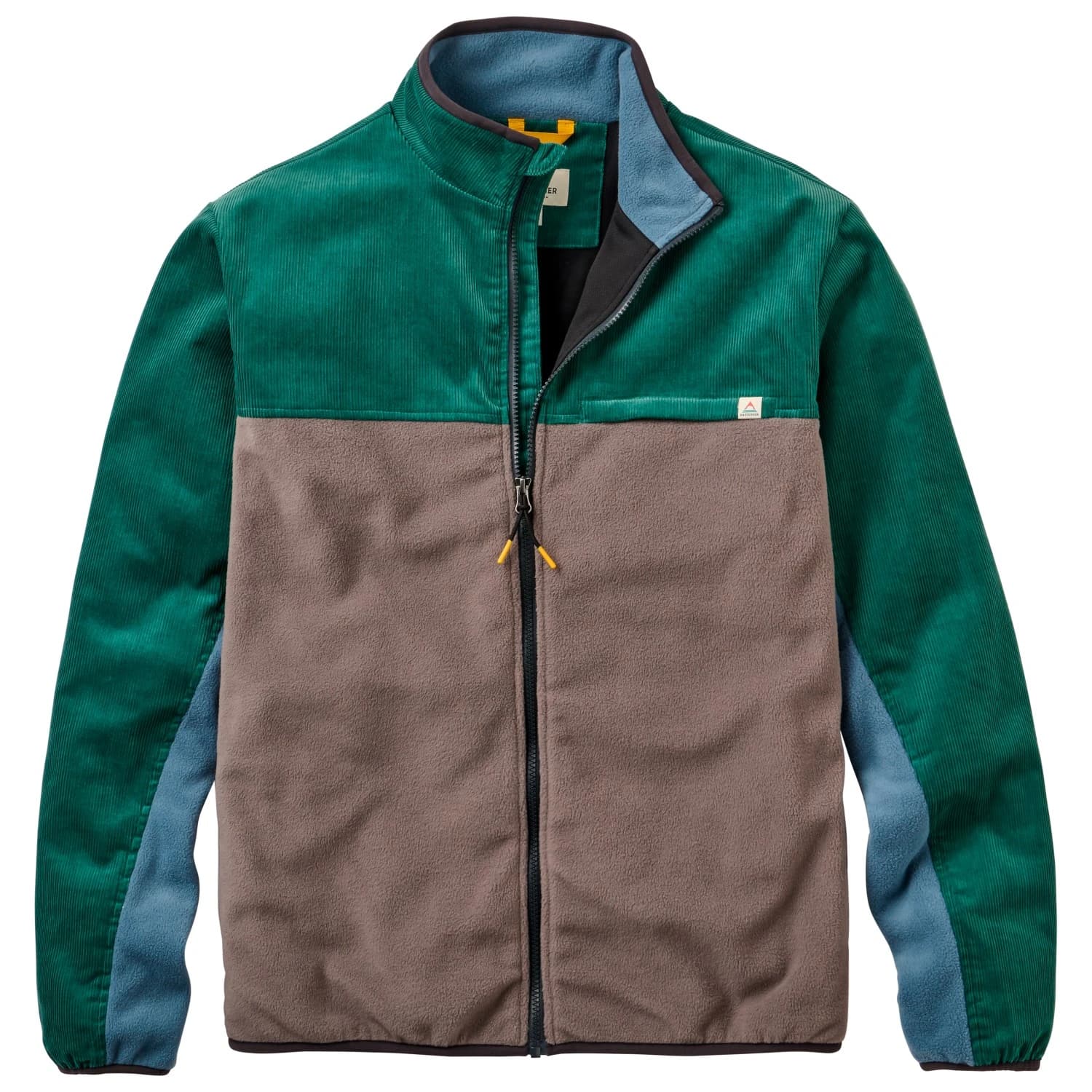 Мъжко поларено яке Passenger Set Off Corduroy Fleece Fleece jacket - Deep Ocean / Slate Grey