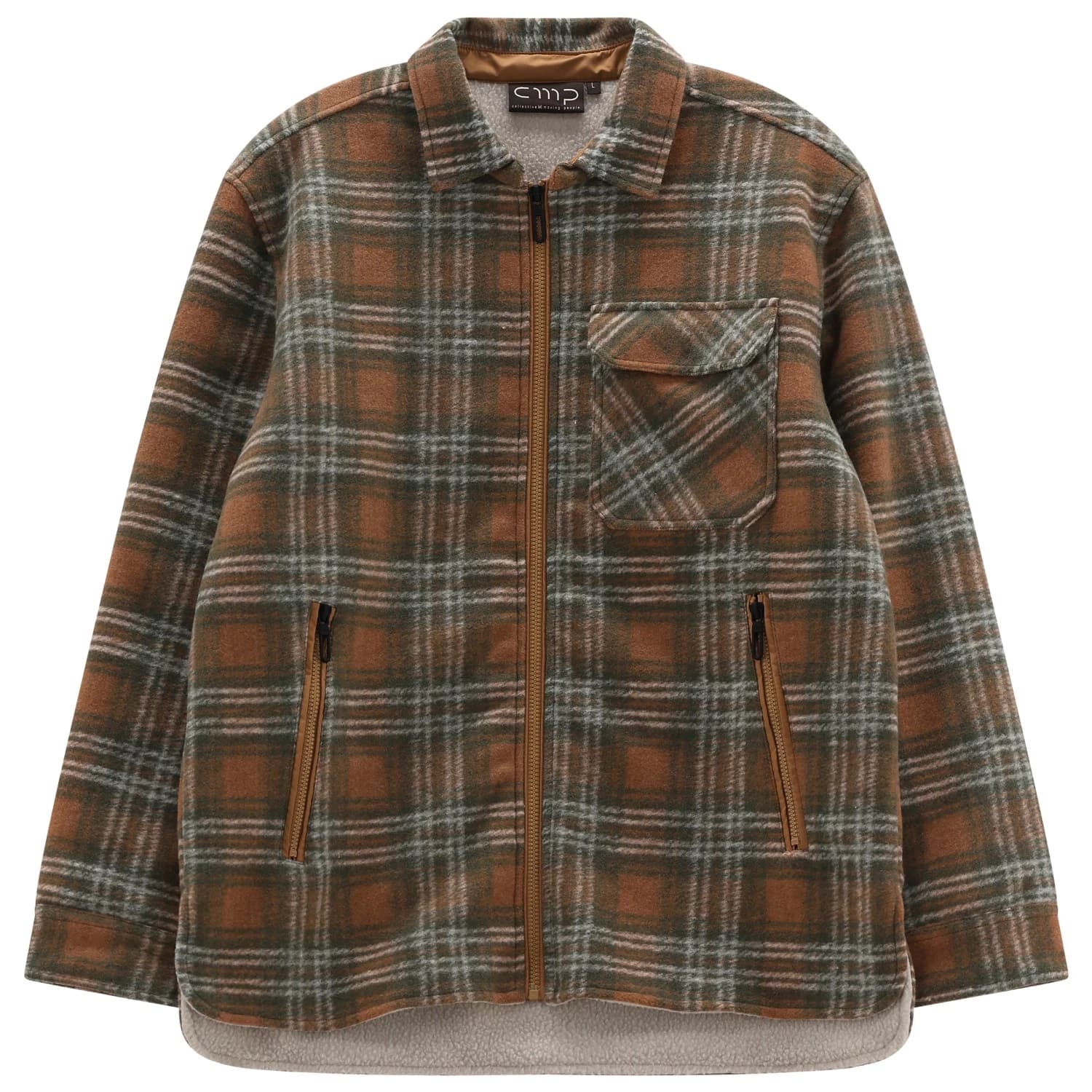 Мъжко поларено яке CMP Jacket 36M4717 Casual jacket - Caramel / Moss